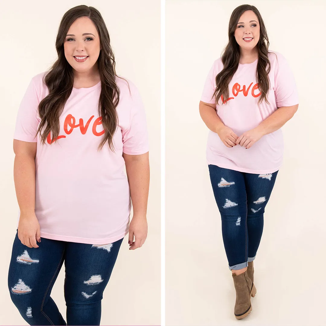 A Day For Love Tee, Pink