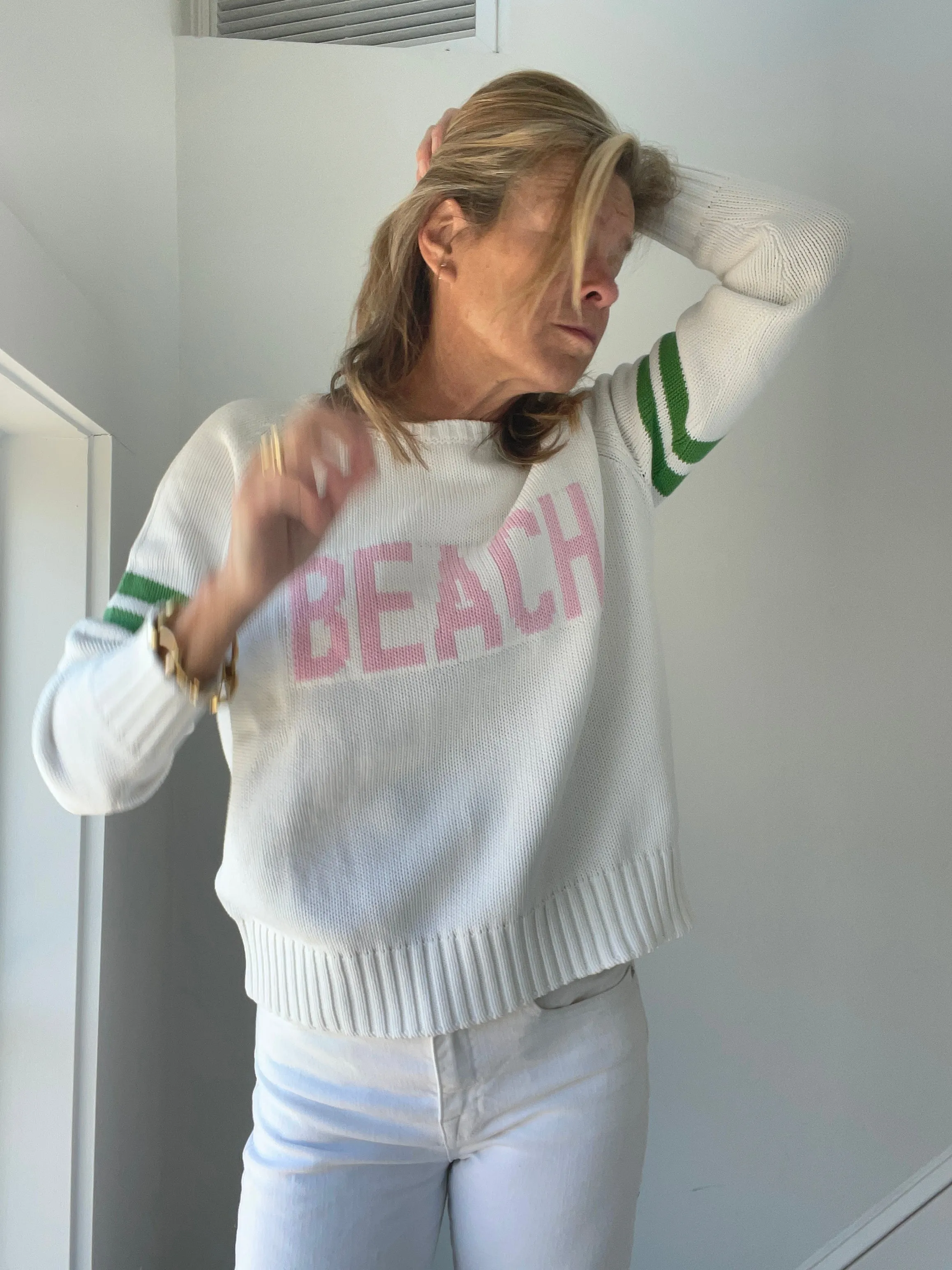 BEACH Chunky Campus Sweater
