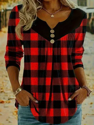 Black and Blue Plaid Shirt