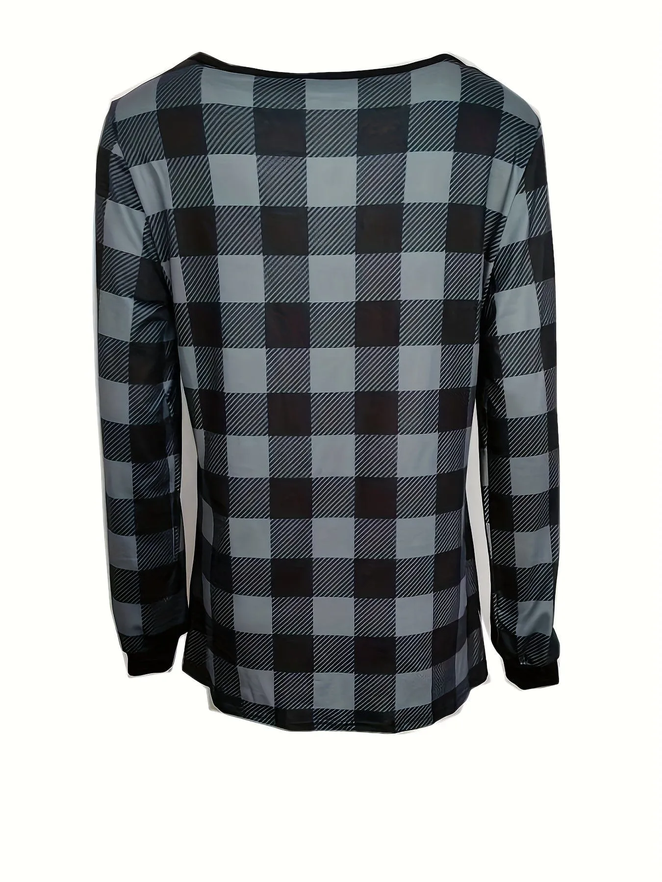 Black and Blue Plaid Shirt