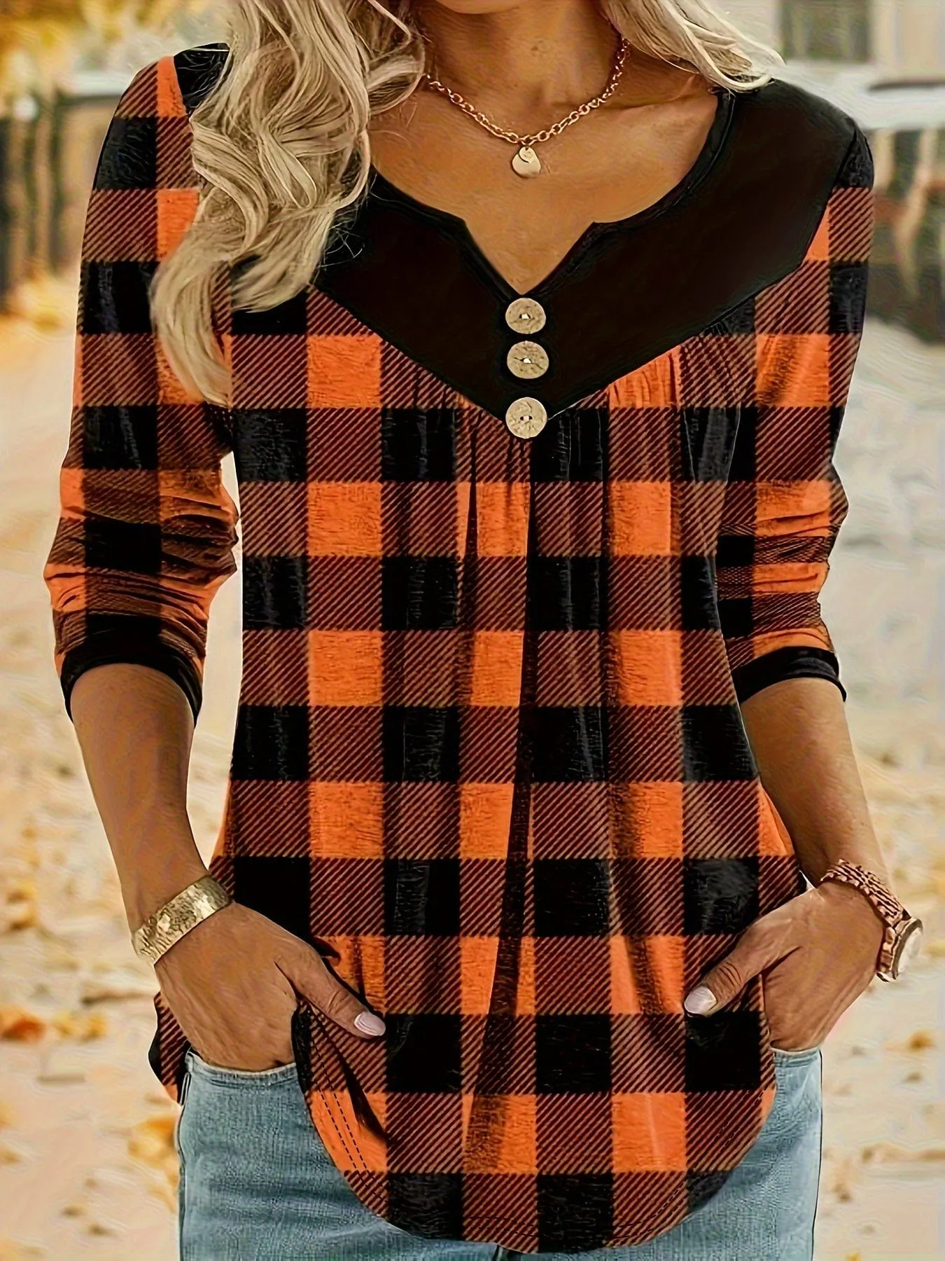 Black and Blue Plaid Shirt