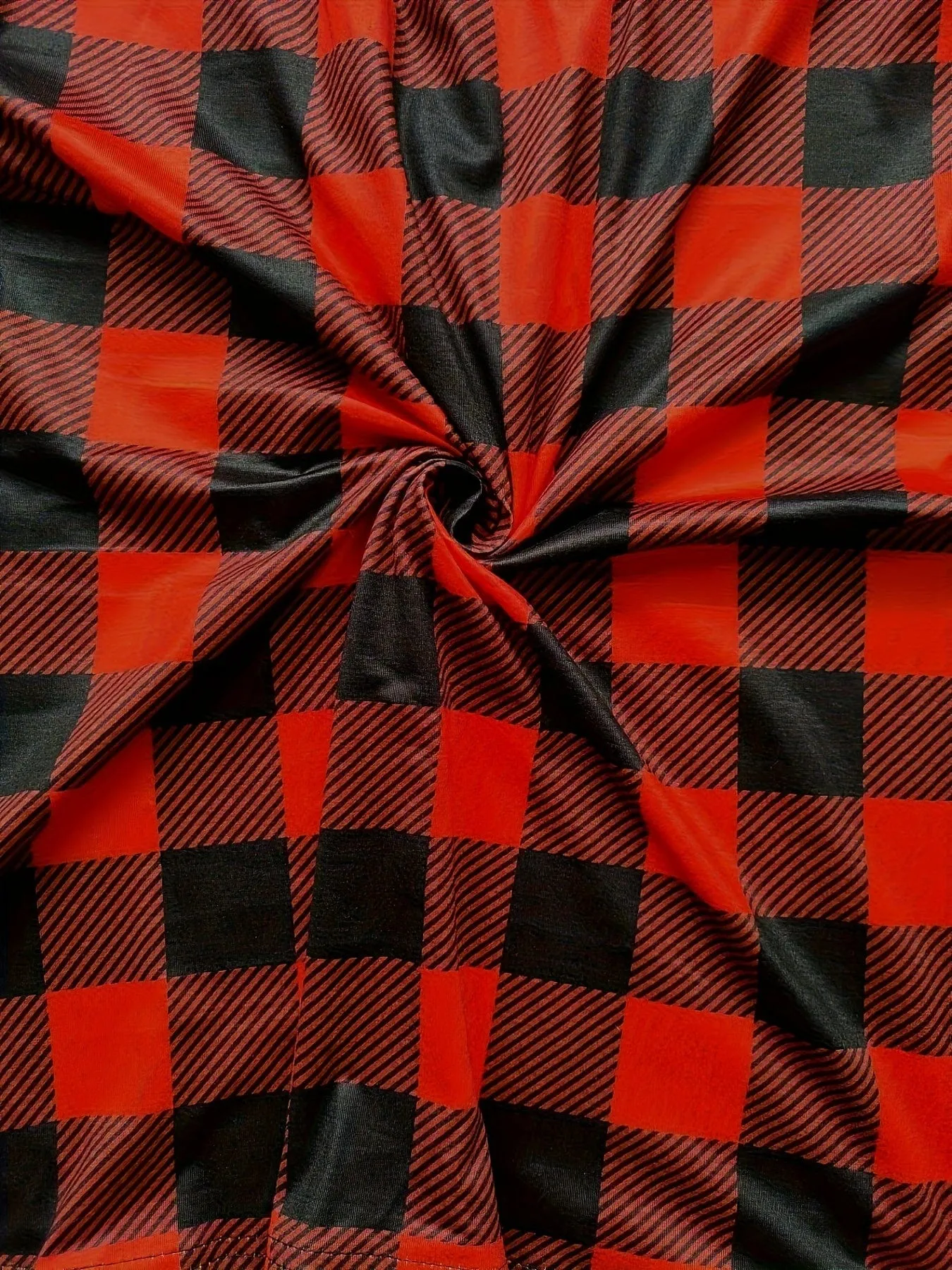 Black and Blue Plaid Shirt
