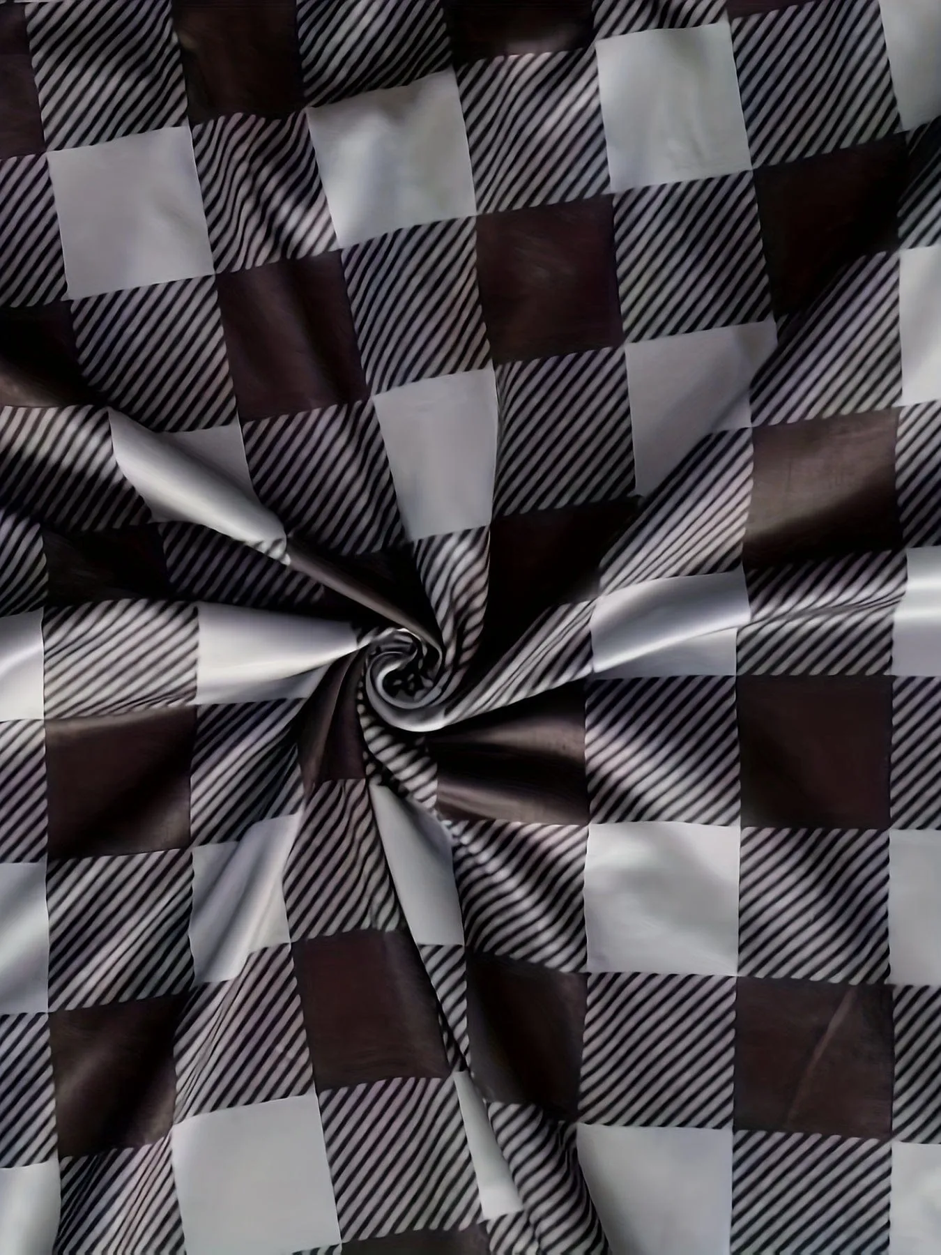 Black and Blue Plaid Shirt