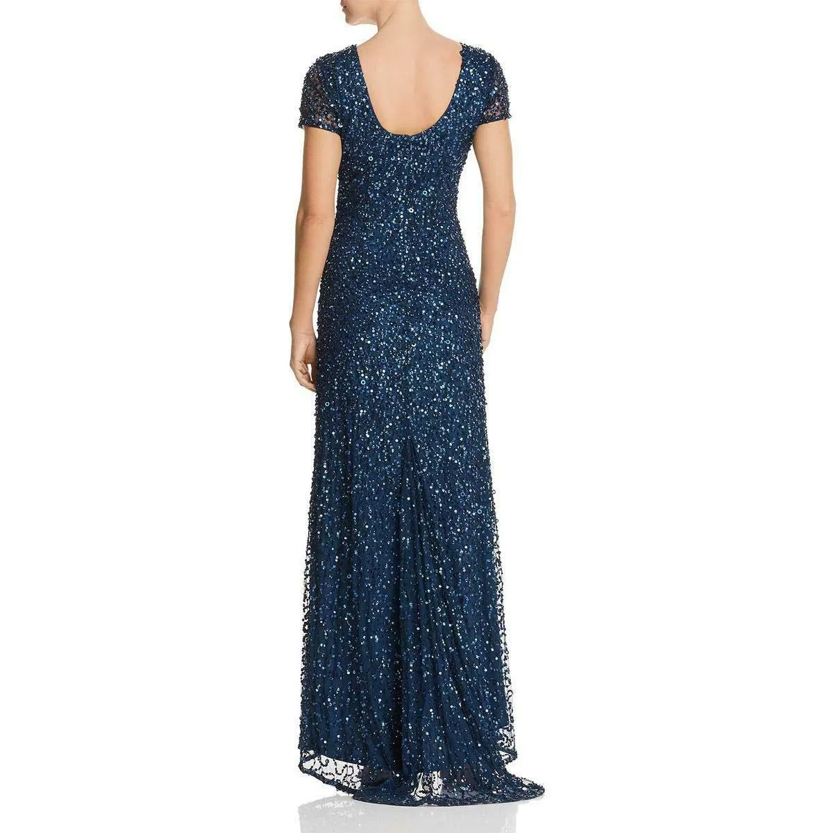 Blush Women's Short-Sleeve All Over Sequin Gown - Adrianna Papell