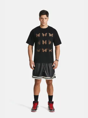 Butterfly Motif Oversized Tee