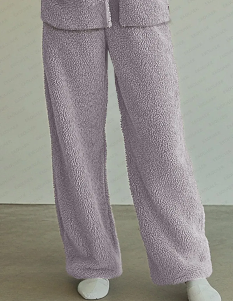 Comfy Polar Fleece 2-Piece Lounge Set