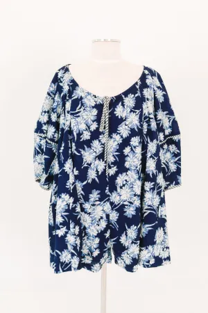 Falling Fast Romper - Navy