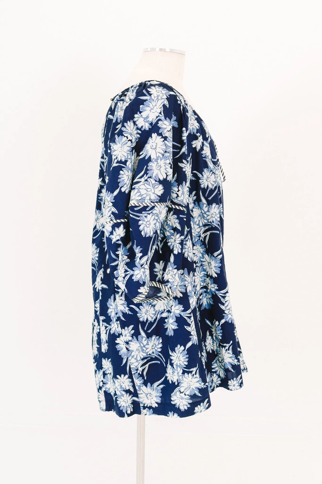 Falling Fast Romper - Navy