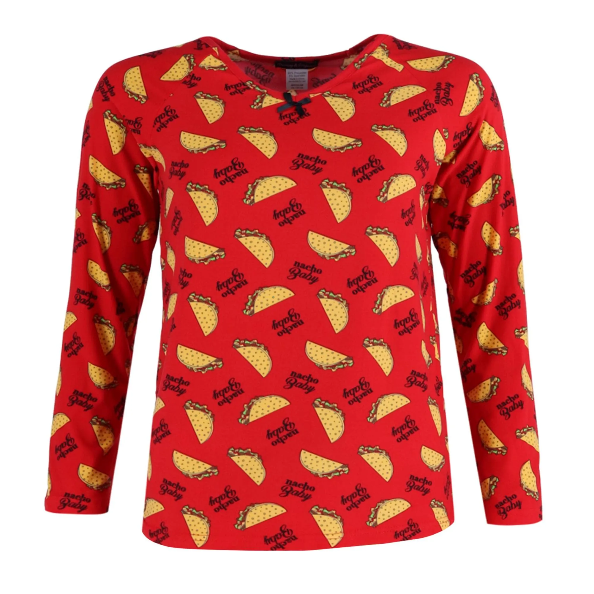 Grumpy & Gorgeous Women's Taco Print Pajama Set