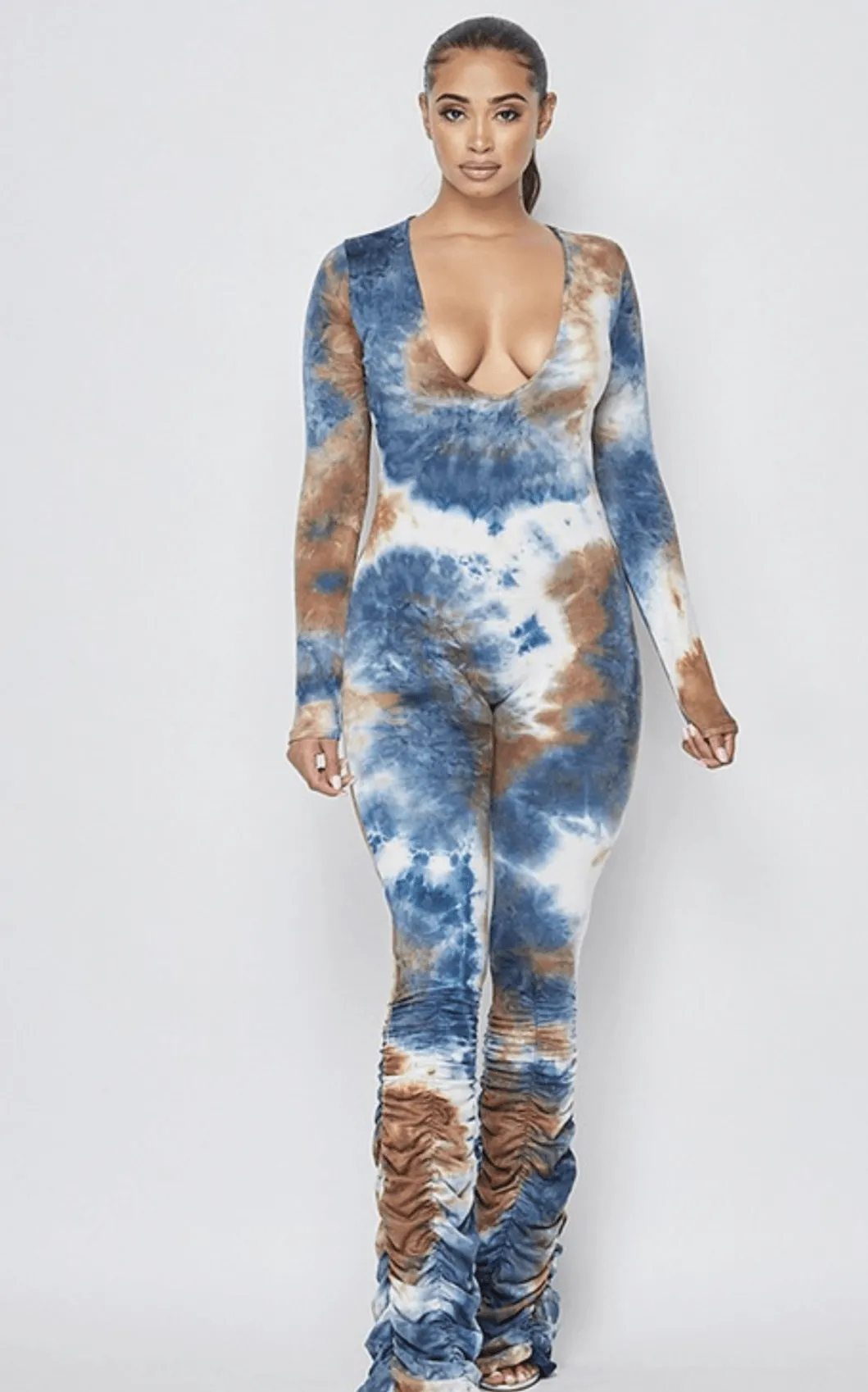 Half Moon Tie Dye Romper