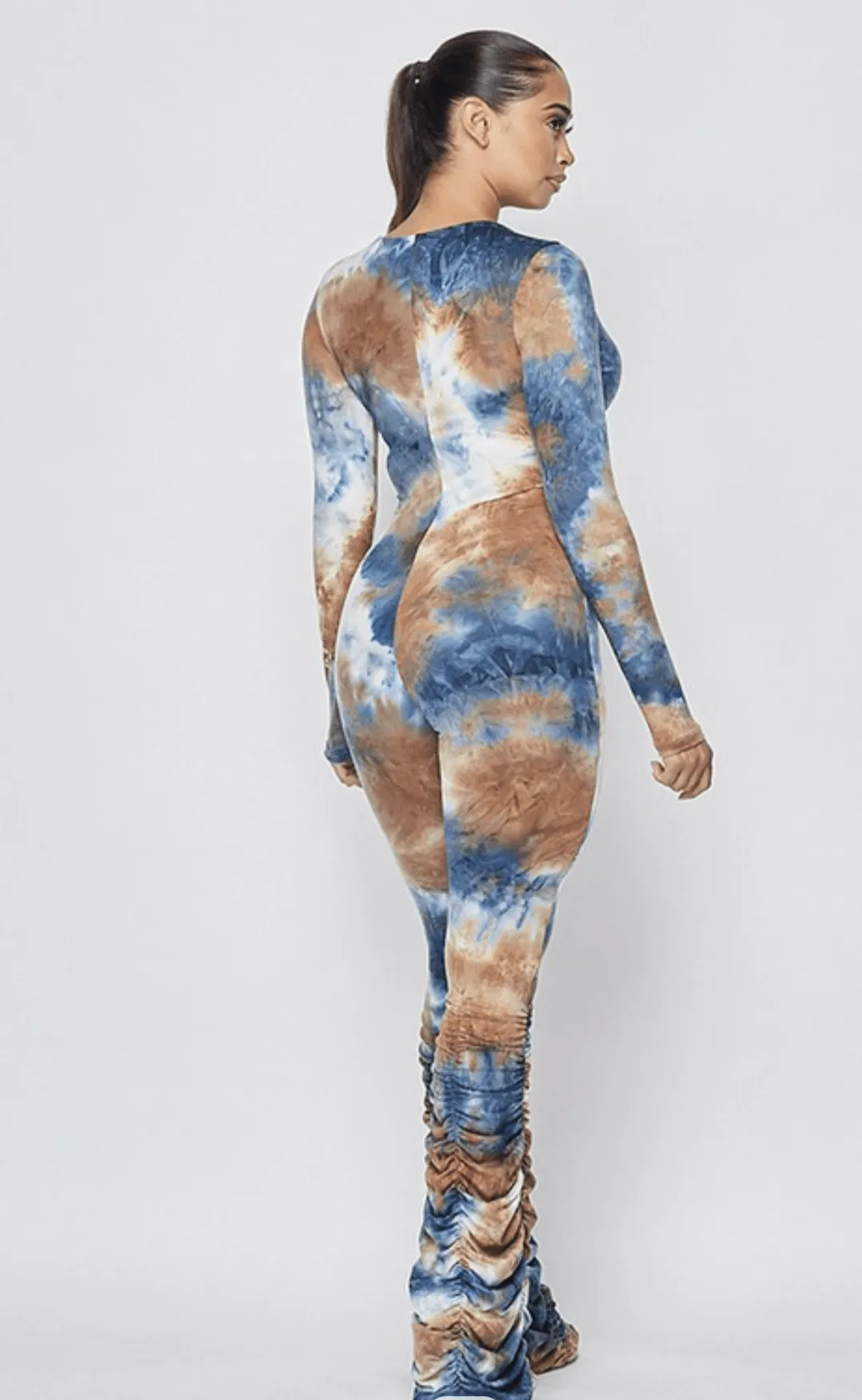 Half Moon Tie Dye Romper