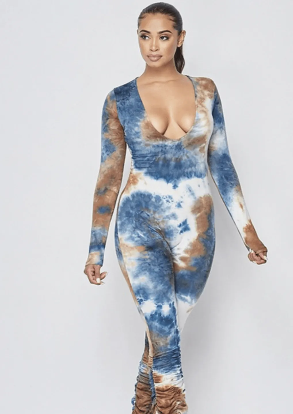 Half Moon Tie Dye Romper