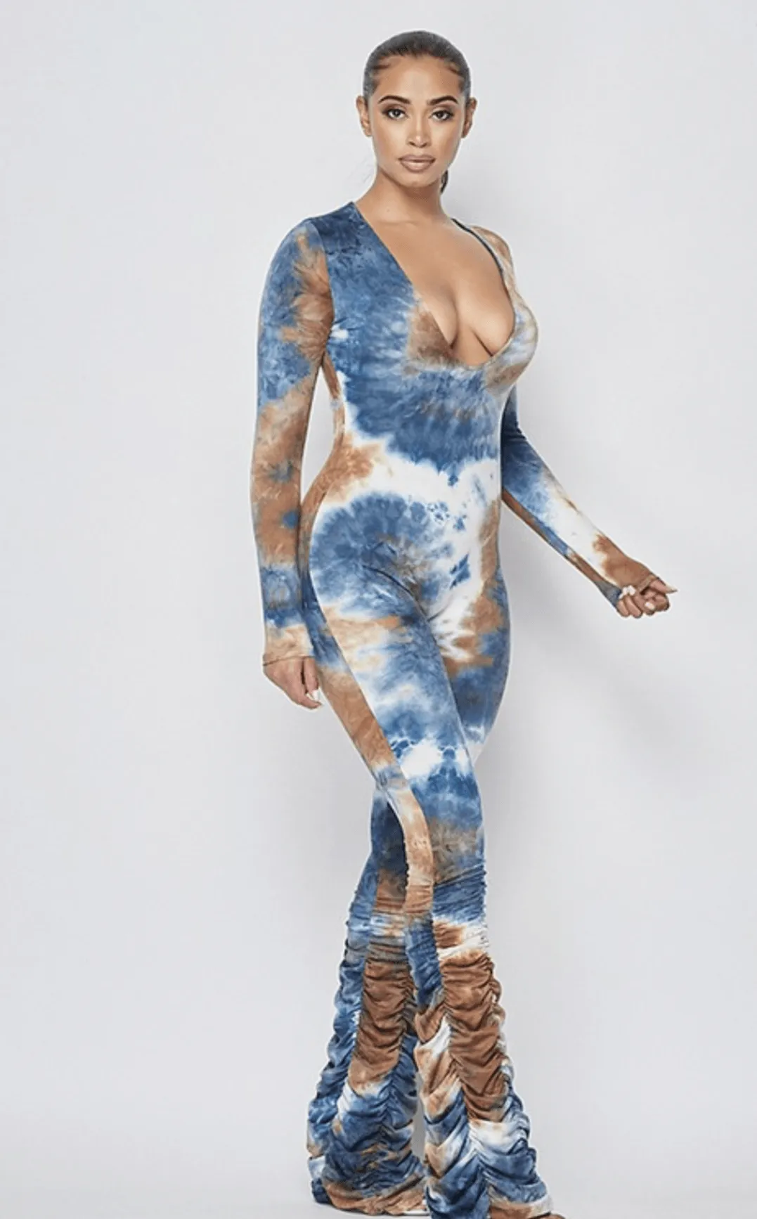 Half Moon Tie Dye Romper