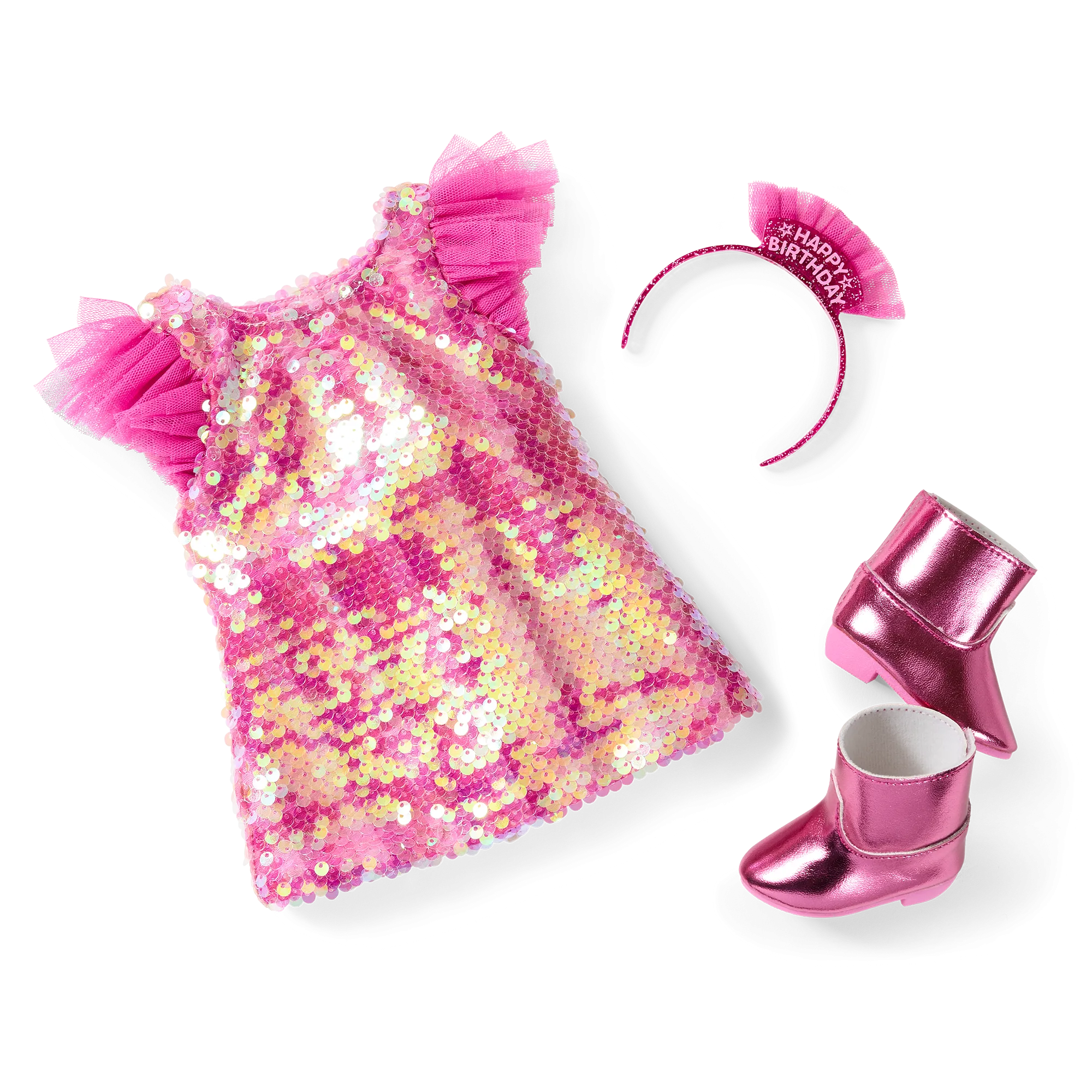 Happy Birthday to You Outfit for 18-inch Dolls