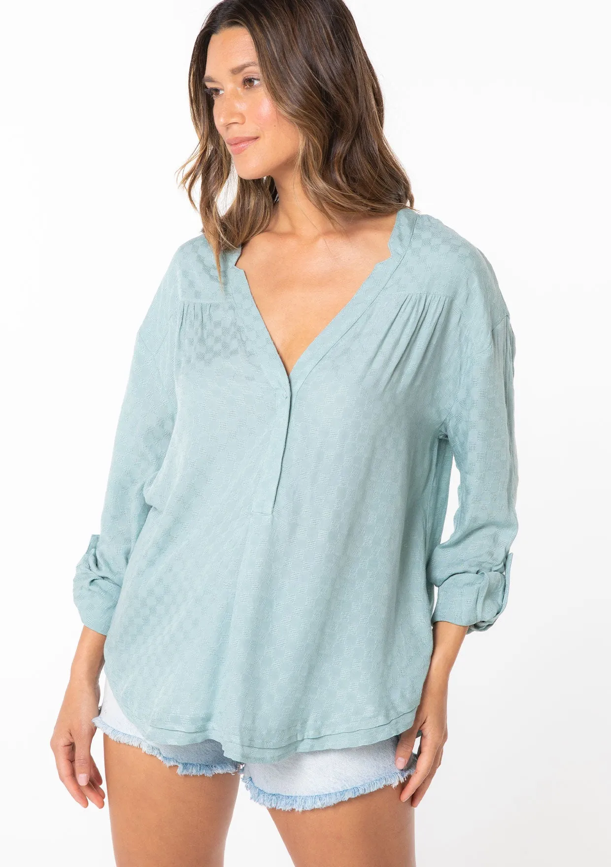 Keep Cool Jacquard Blouse