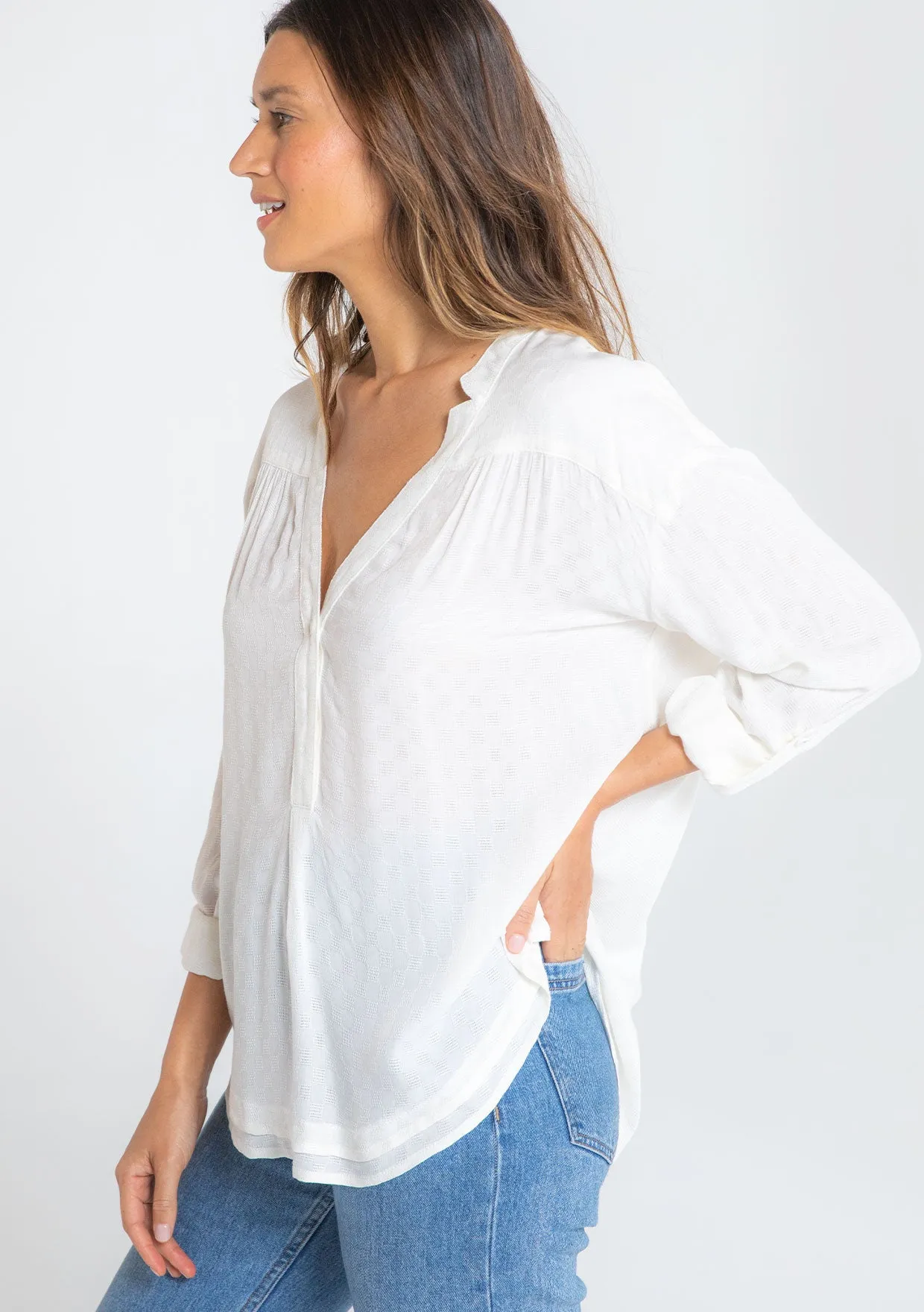 Keep Cool Jacquard Blouse