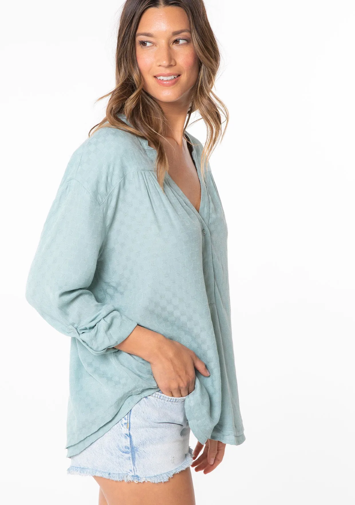 Keep Cool Jacquard Blouse