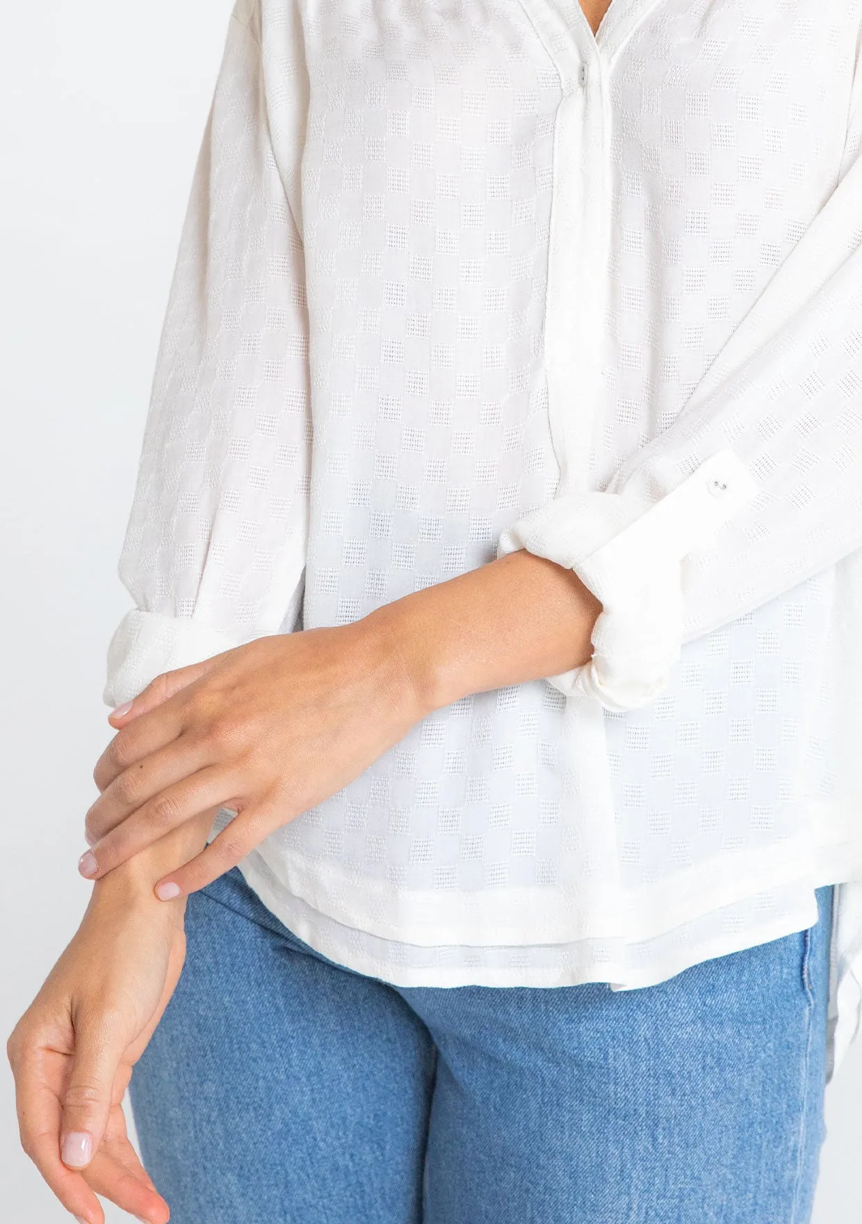 Keep Cool Jacquard Blouse