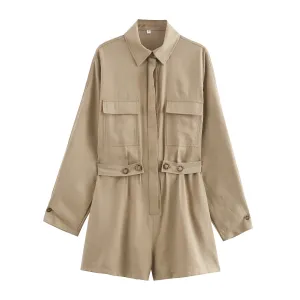 Long Sleeve Loose Fitted Romper