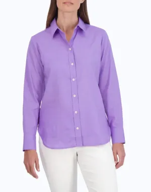 Meghan Easy Care Solid Linen Shirt