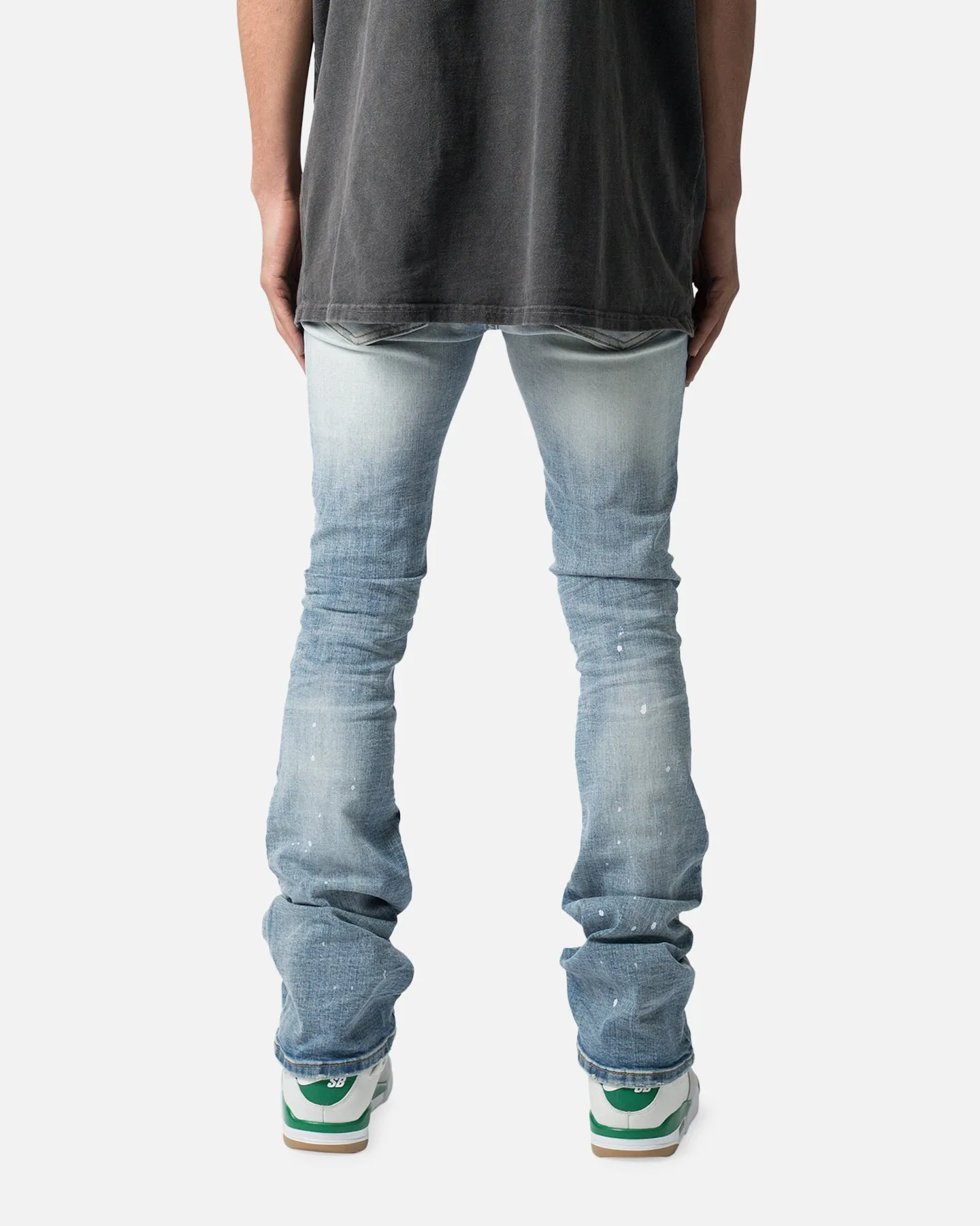 MNML X598 Pond Skinny Flare Denim Jeans Blue