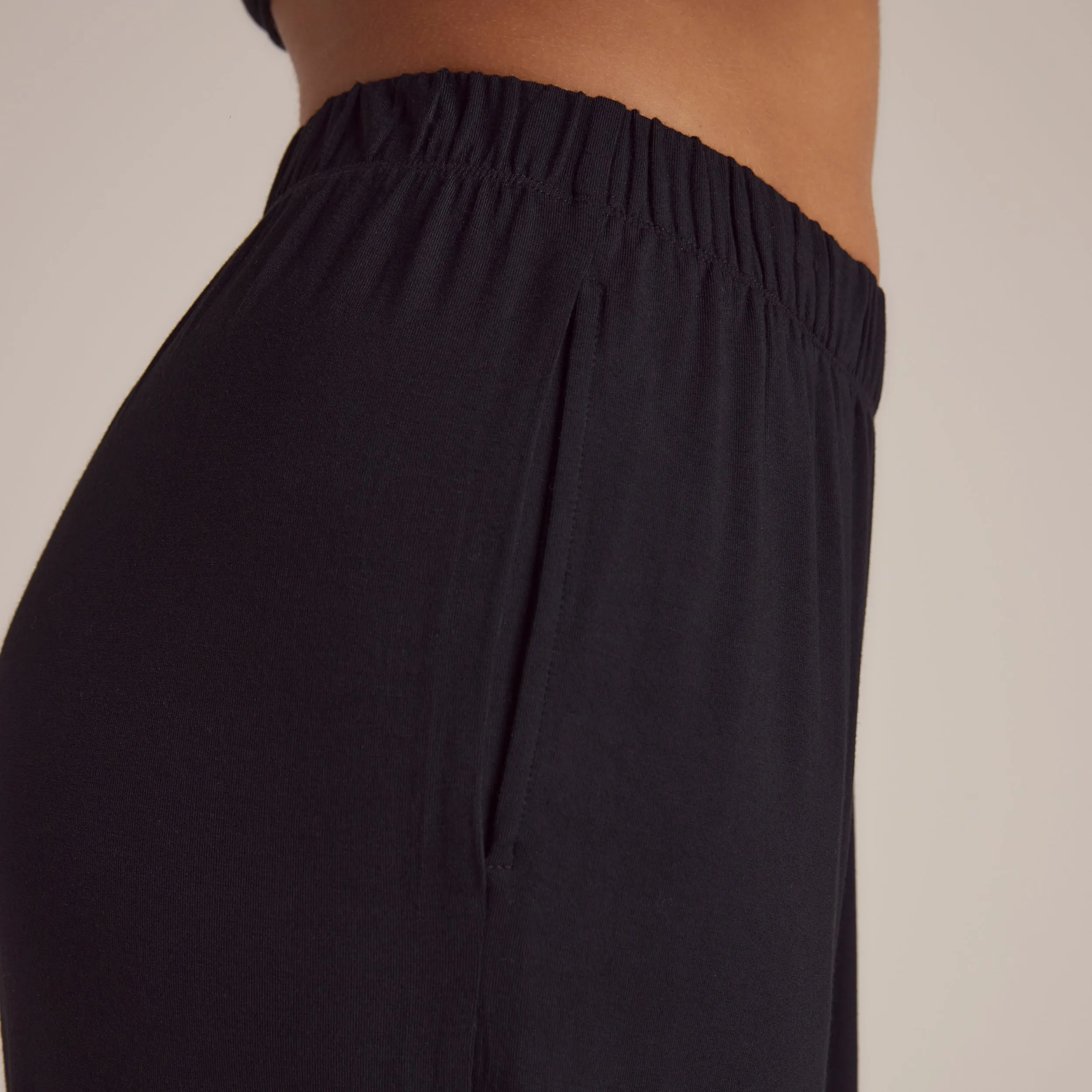 Modal Pajama Pants - Black