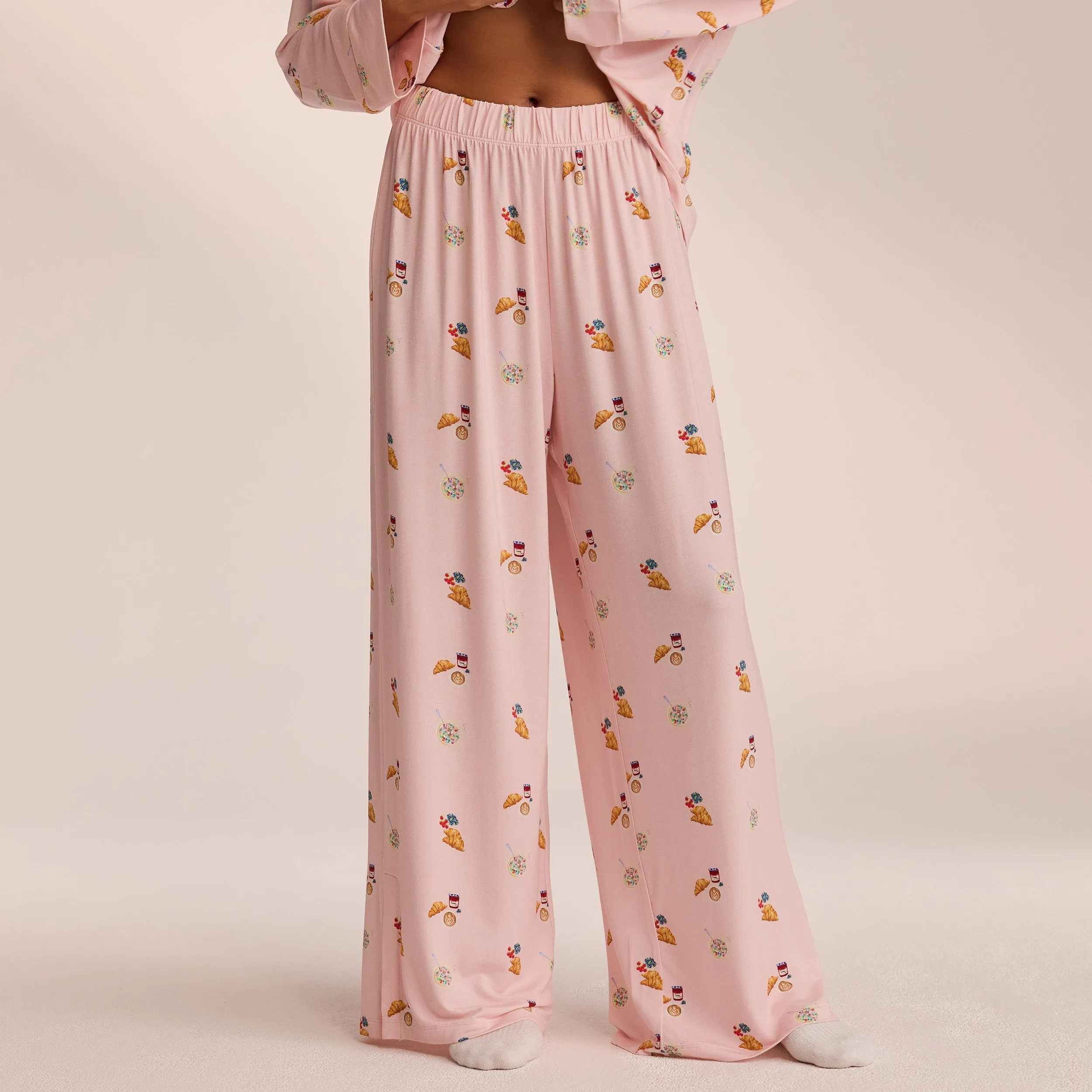 Modal Pajama Pants - Pink