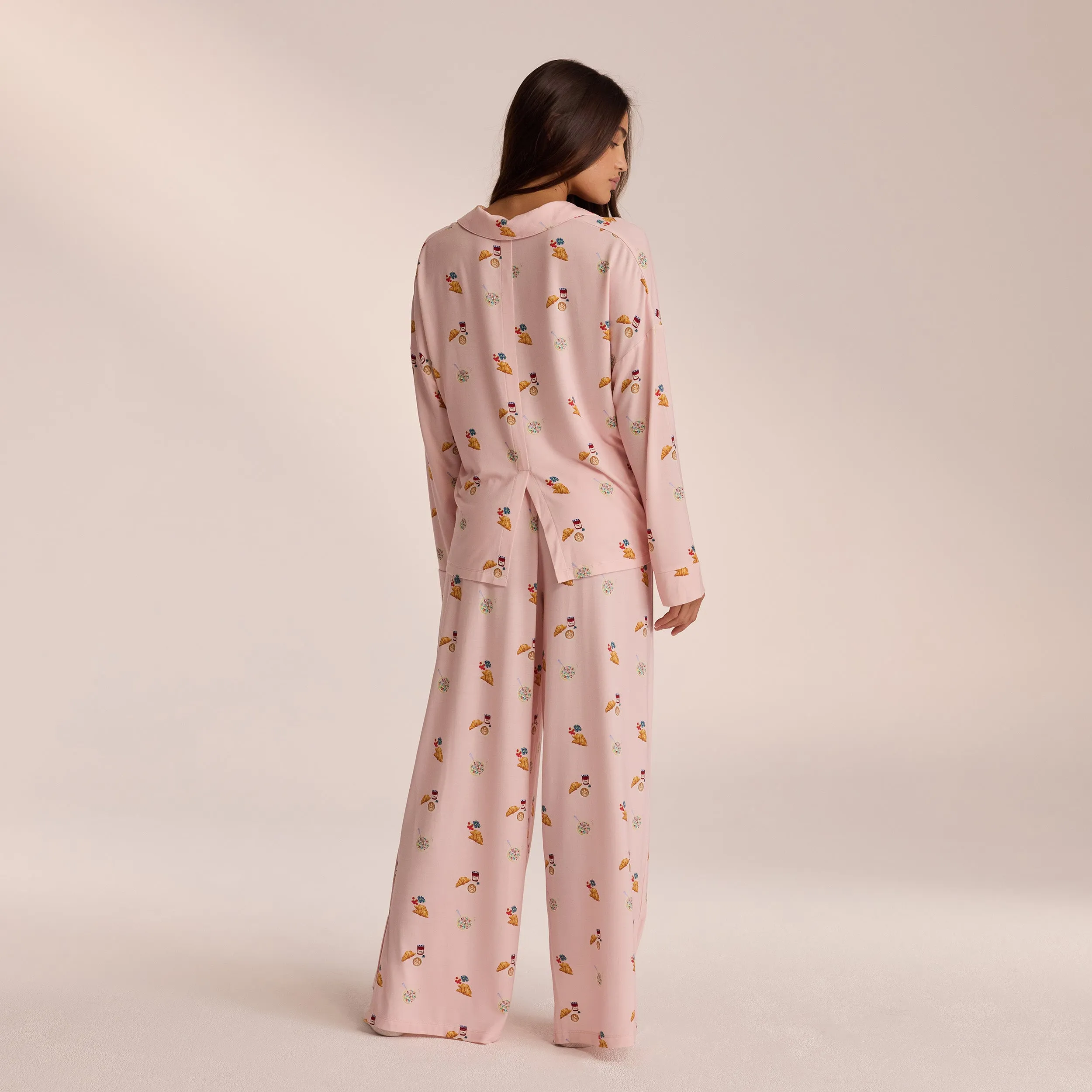 Modal Pajama Pants - Pink