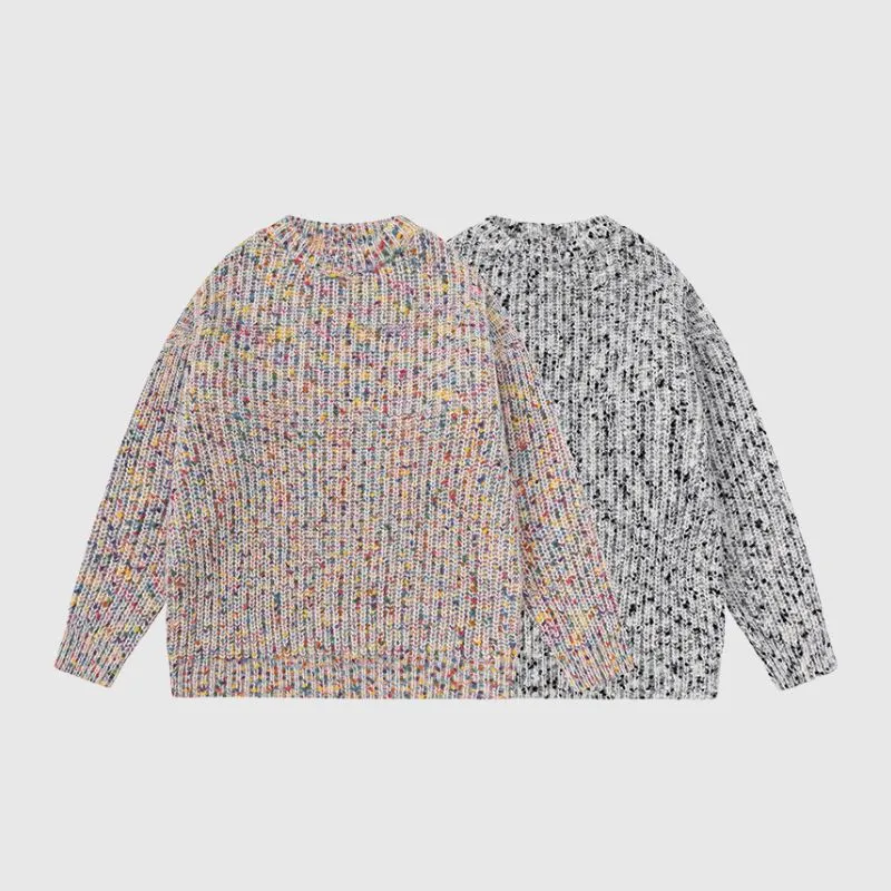 Mosaic Chunky Knit Sweater