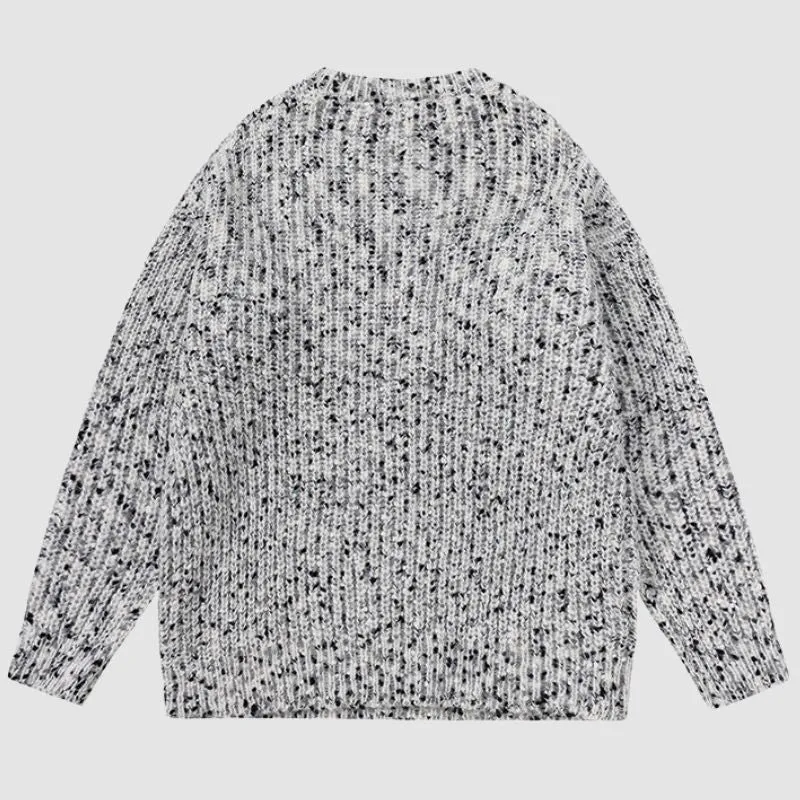 Mosaic Chunky Knit Sweater
