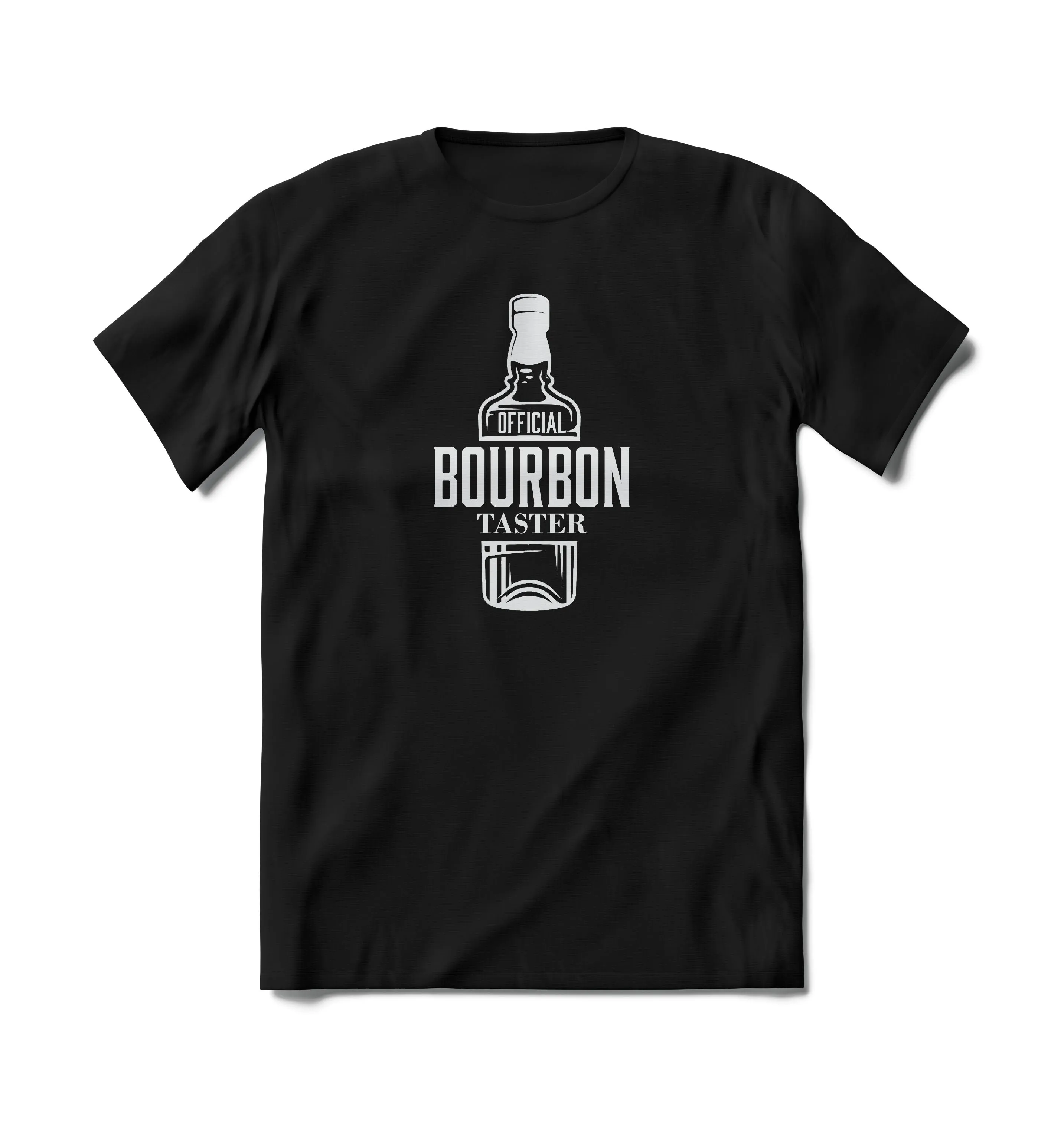 Official Bourbon Taster Black Short Sleeve T-Shirt