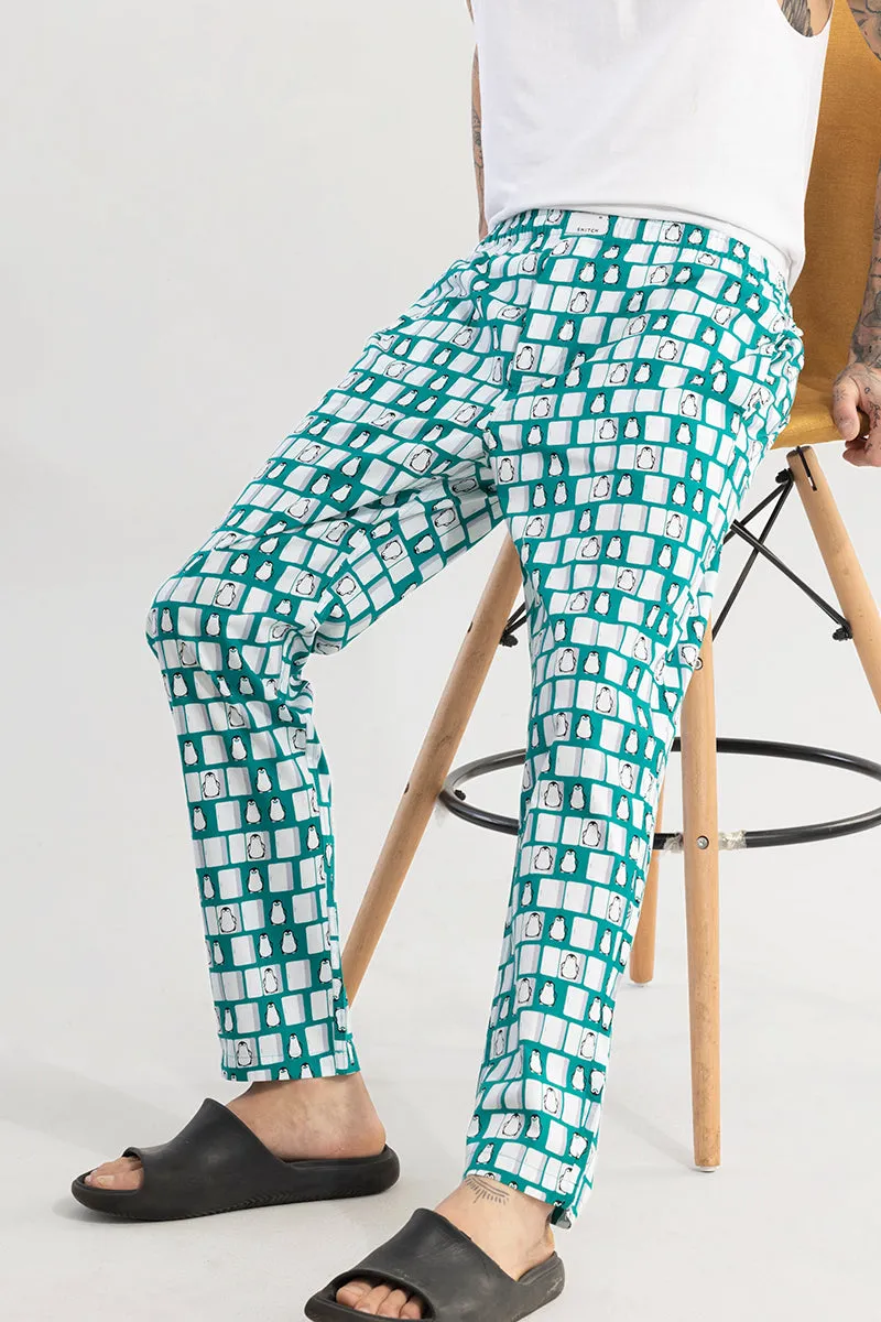 Penguin Print Green Pyjama