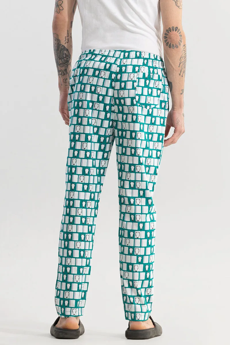 Penguin Print Green Pyjama