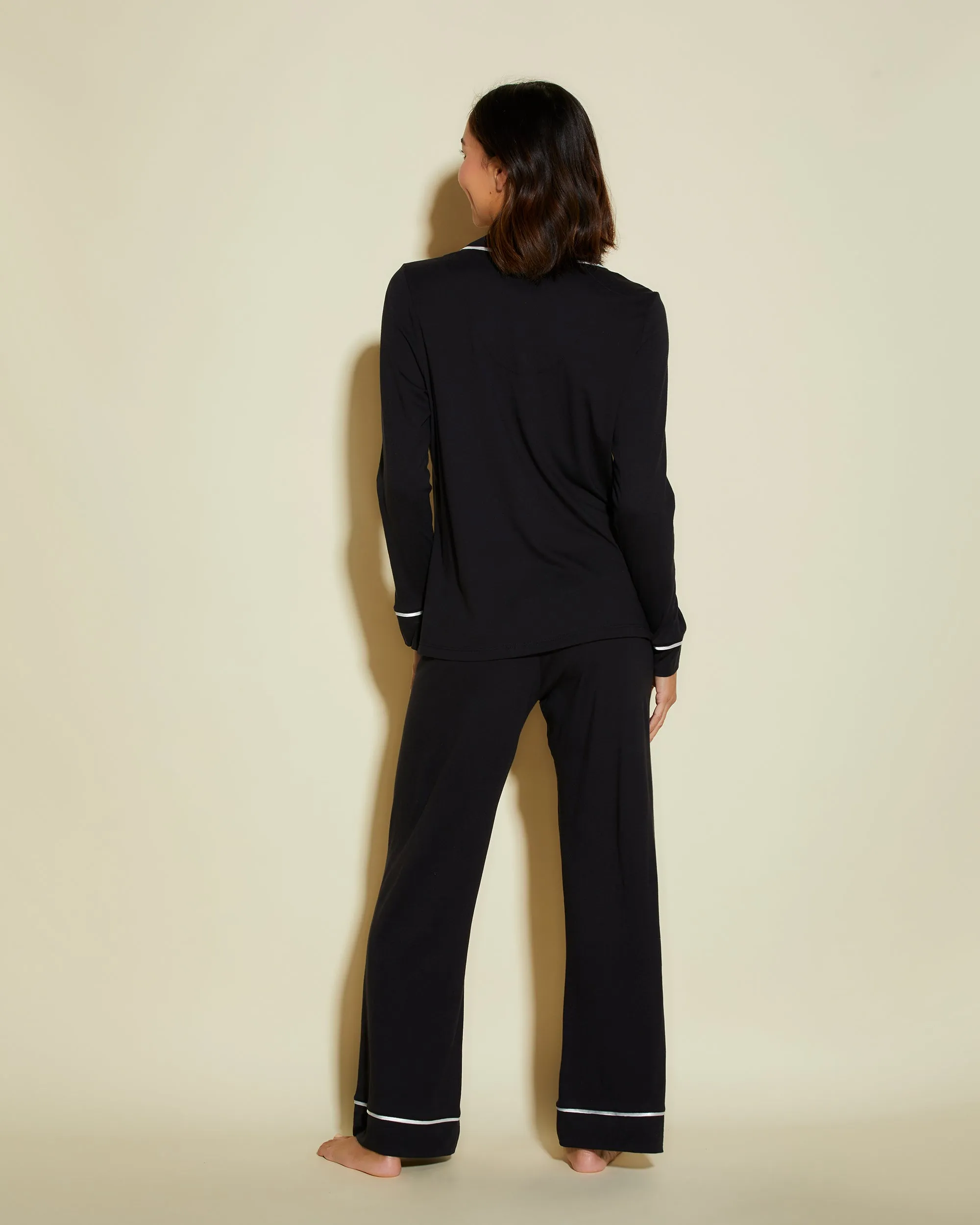 Petite Long Sleeve Top & Pant Pajama Set