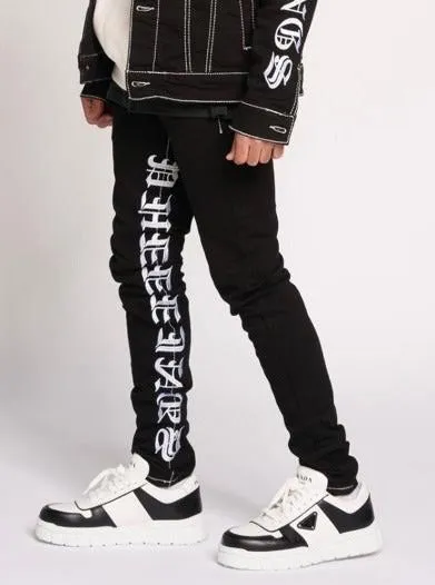 Pheelings AGAINST ALL ODDS SKINNY DENIM (JET BLACK)