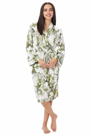 Pima Knit Kimono Robe | Woodside