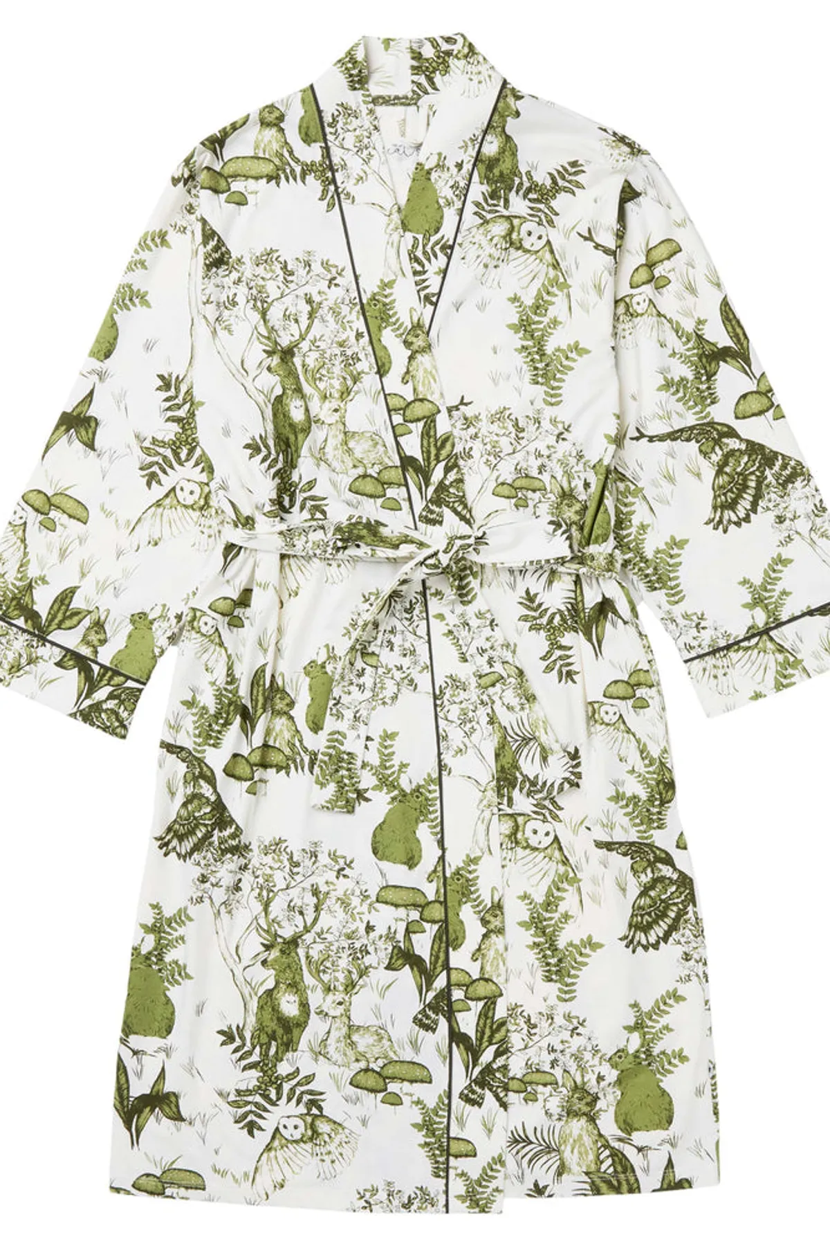 Pima Knit Kimono Robe | Woodside