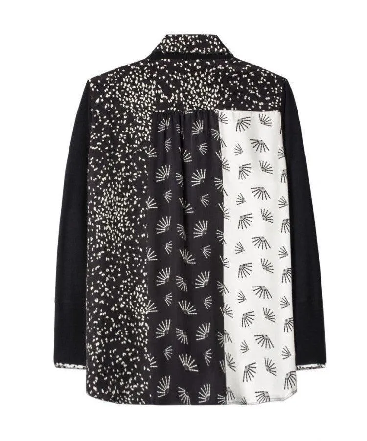 Printed Back Sweater