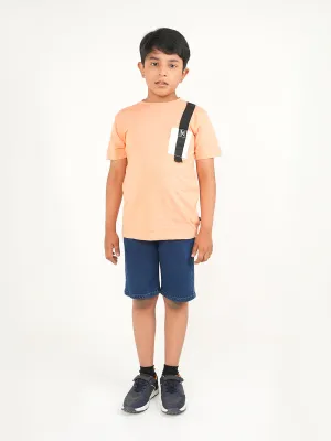 "MAHABA" Kids Casual Summer Crewneck T-Shirt