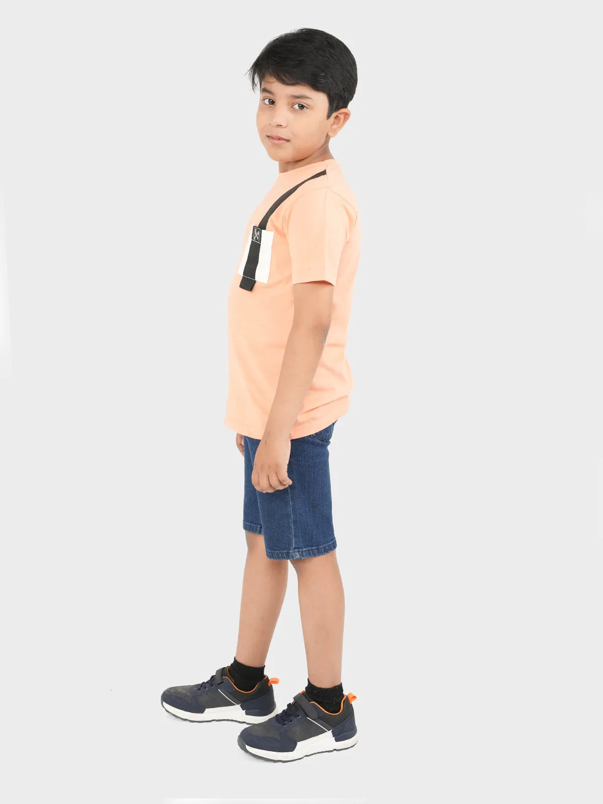 "MAHABA" Kids Casual Summer Crewneck T-Shirt