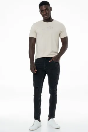 Rf10 Rip & Repair Skinny Denim Jeans _ 140443 _ Black Wash