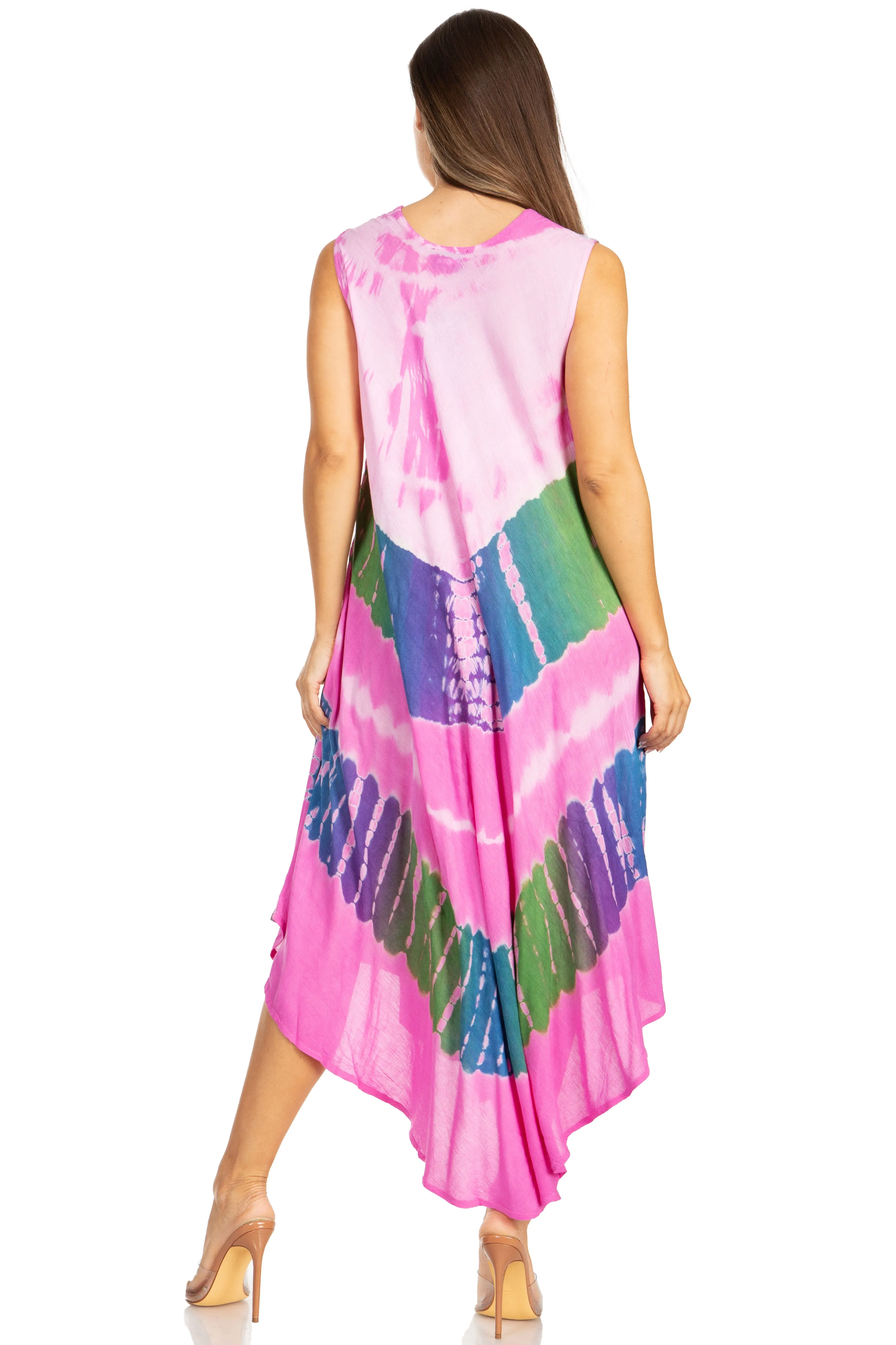 Sakkas Tasanee Caftan Tank Dress / Cover Up