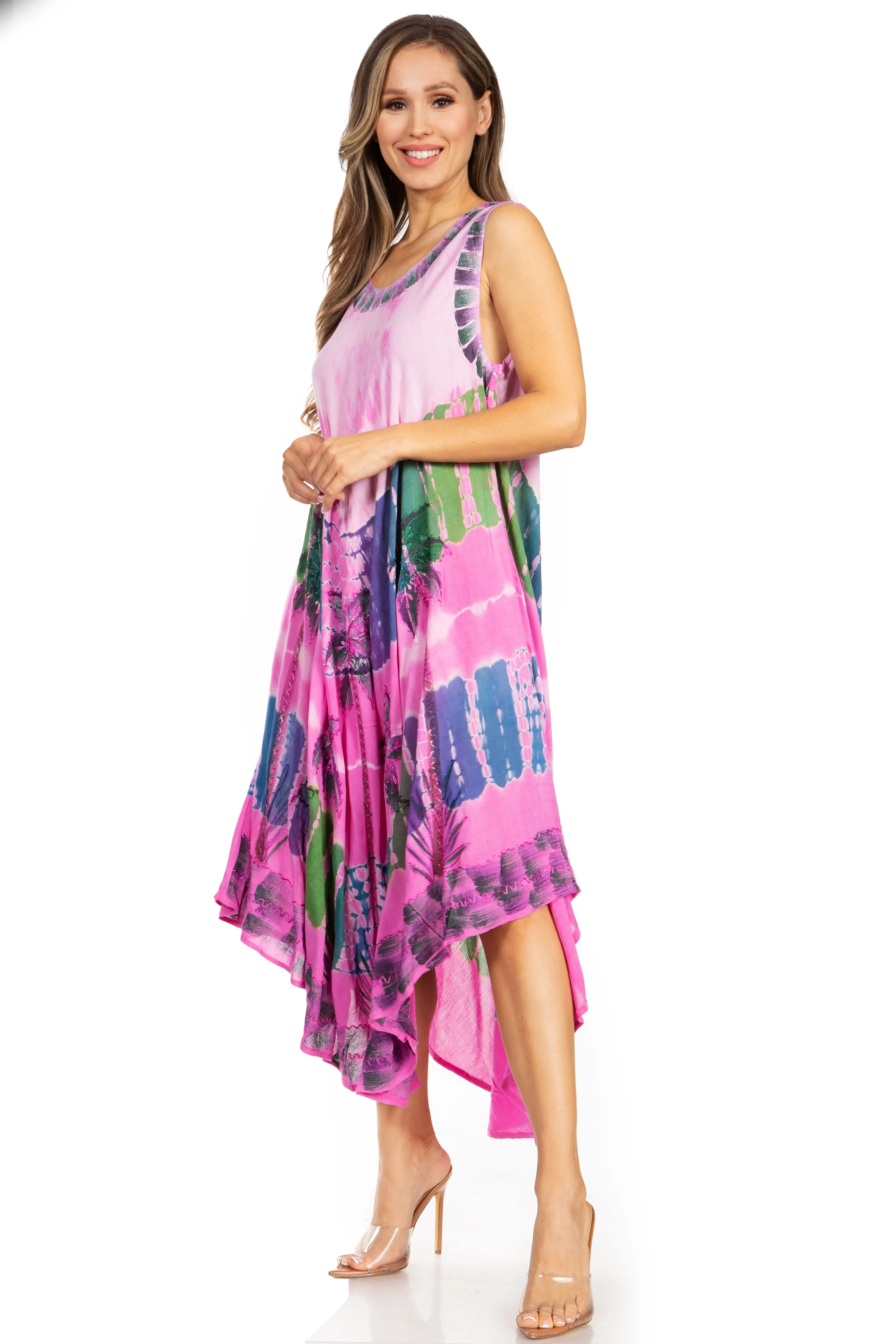 Sakkas Tasanee Caftan Tank Dress / Cover Up