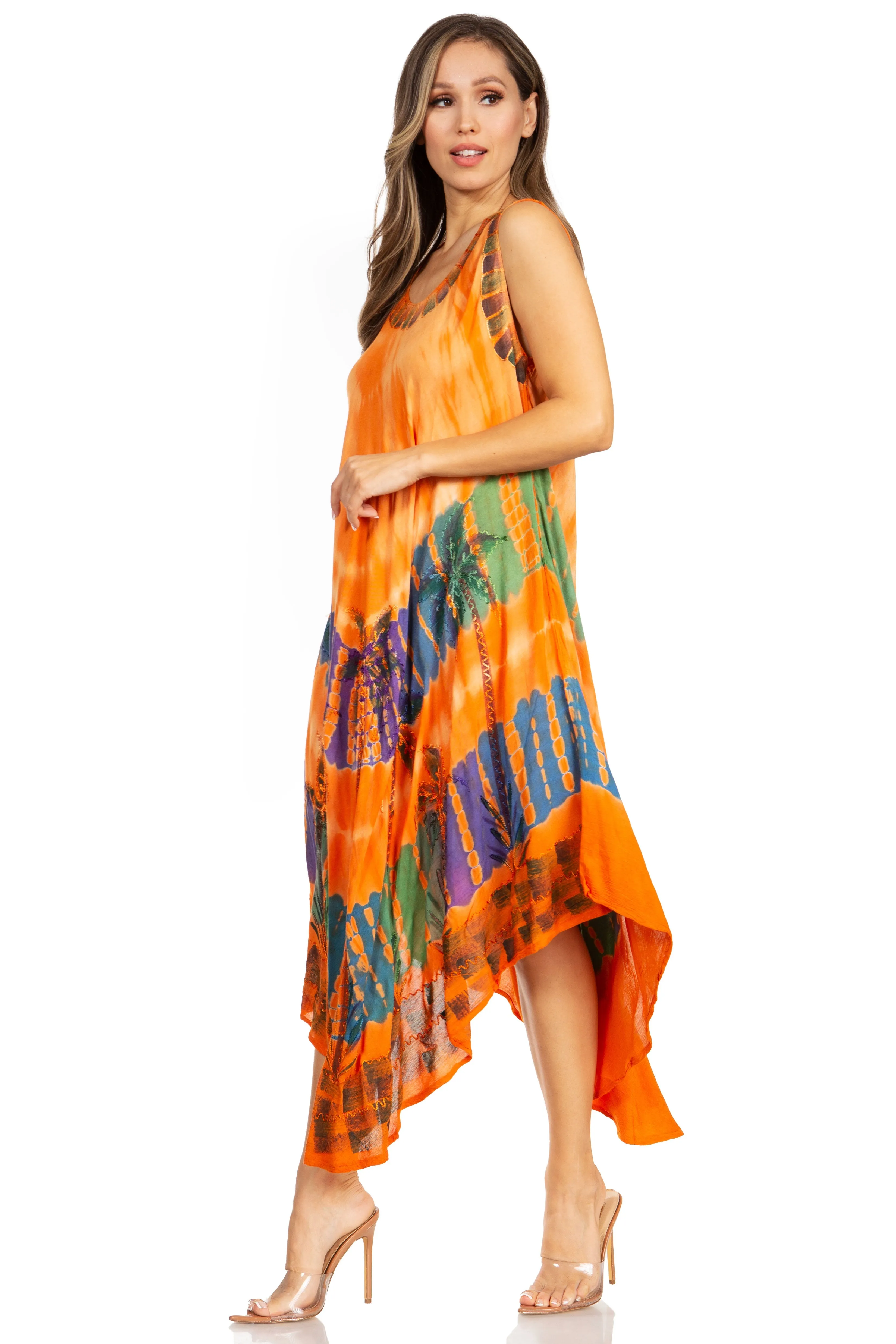 Sakkas Tasanee Caftan Tank Dress / Cover Up