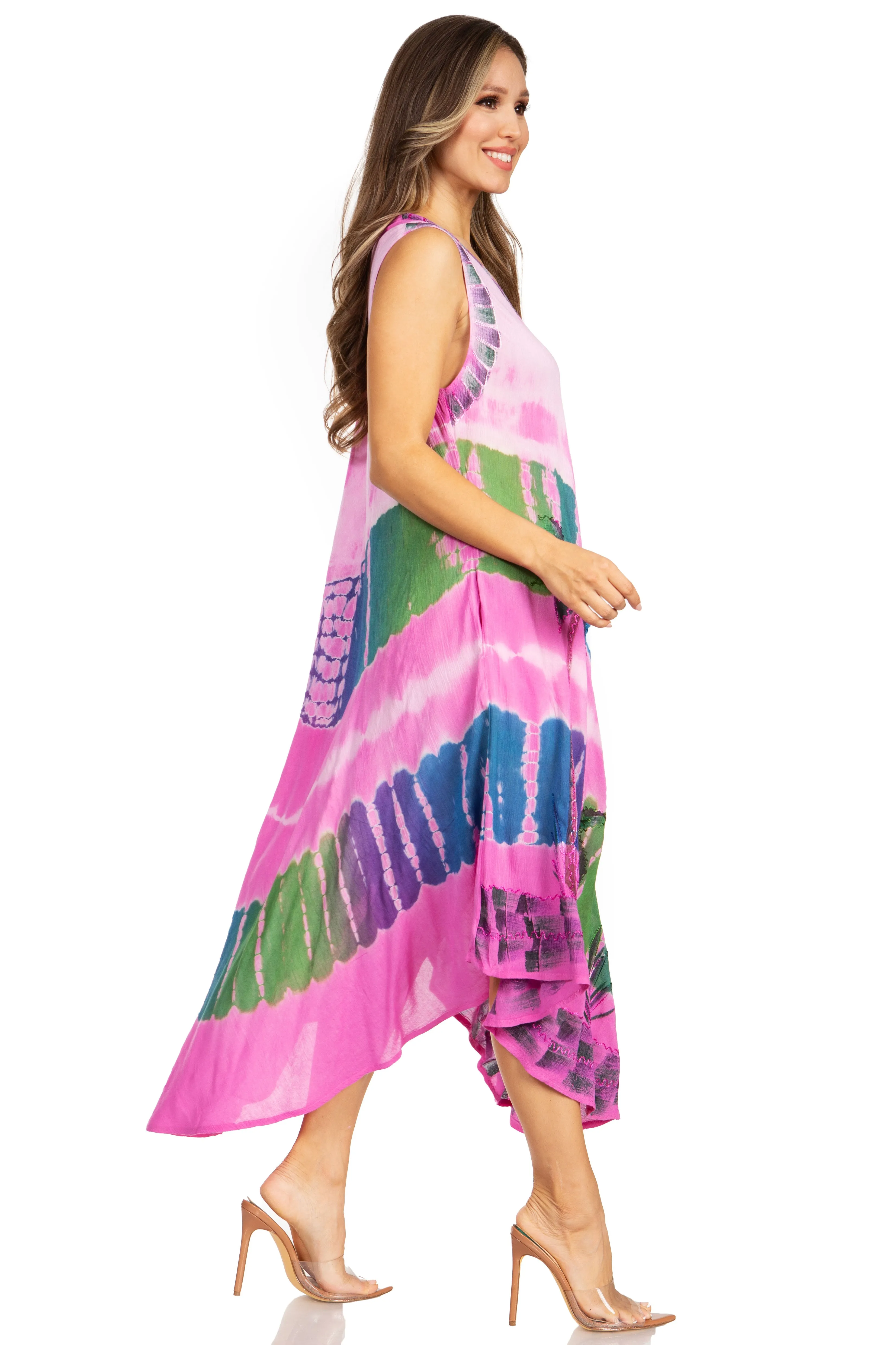 Sakkas Tasanee Caftan Tank Dress / Cover Up