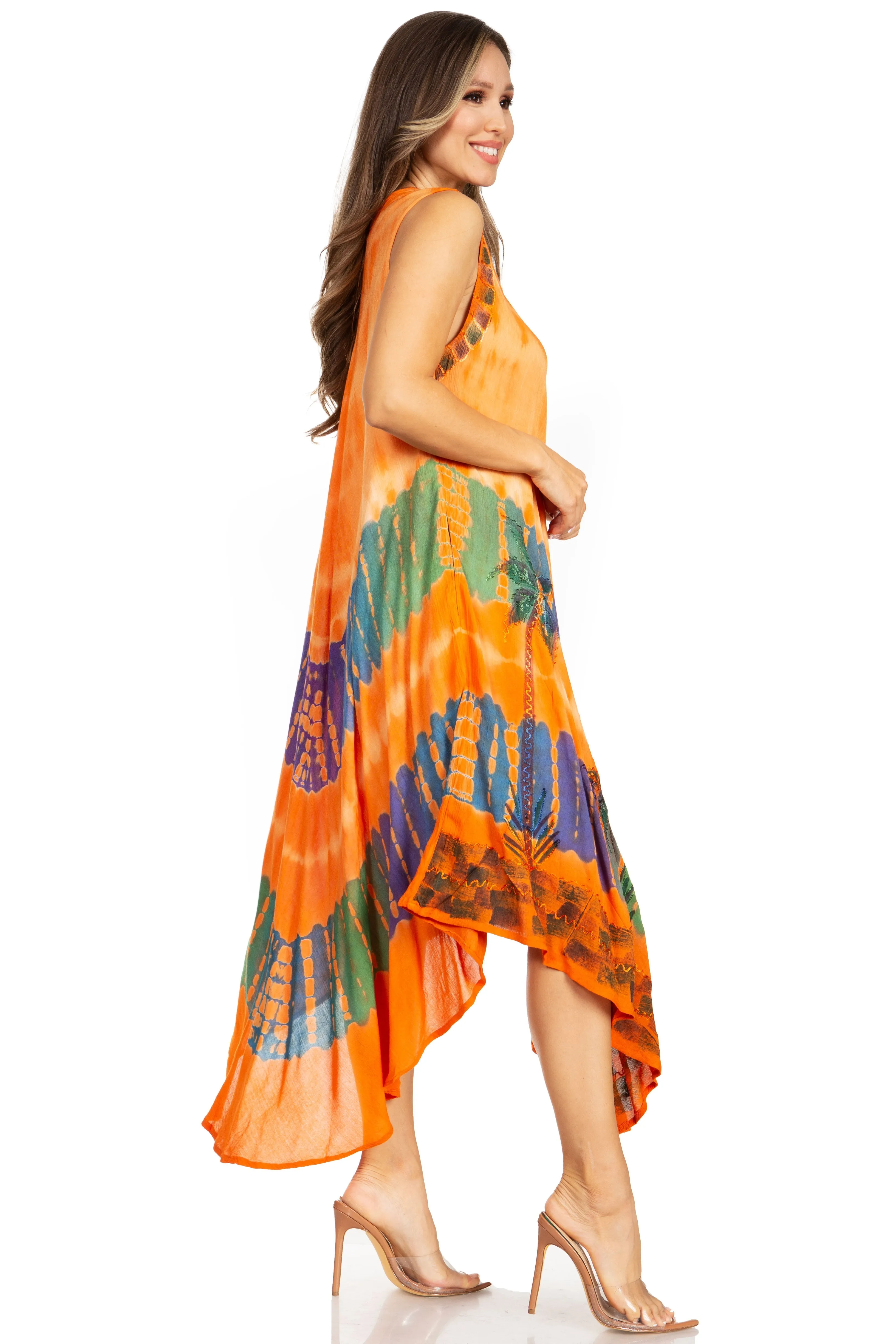 Sakkas Tasanee Caftan Tank Dress / Cover Up