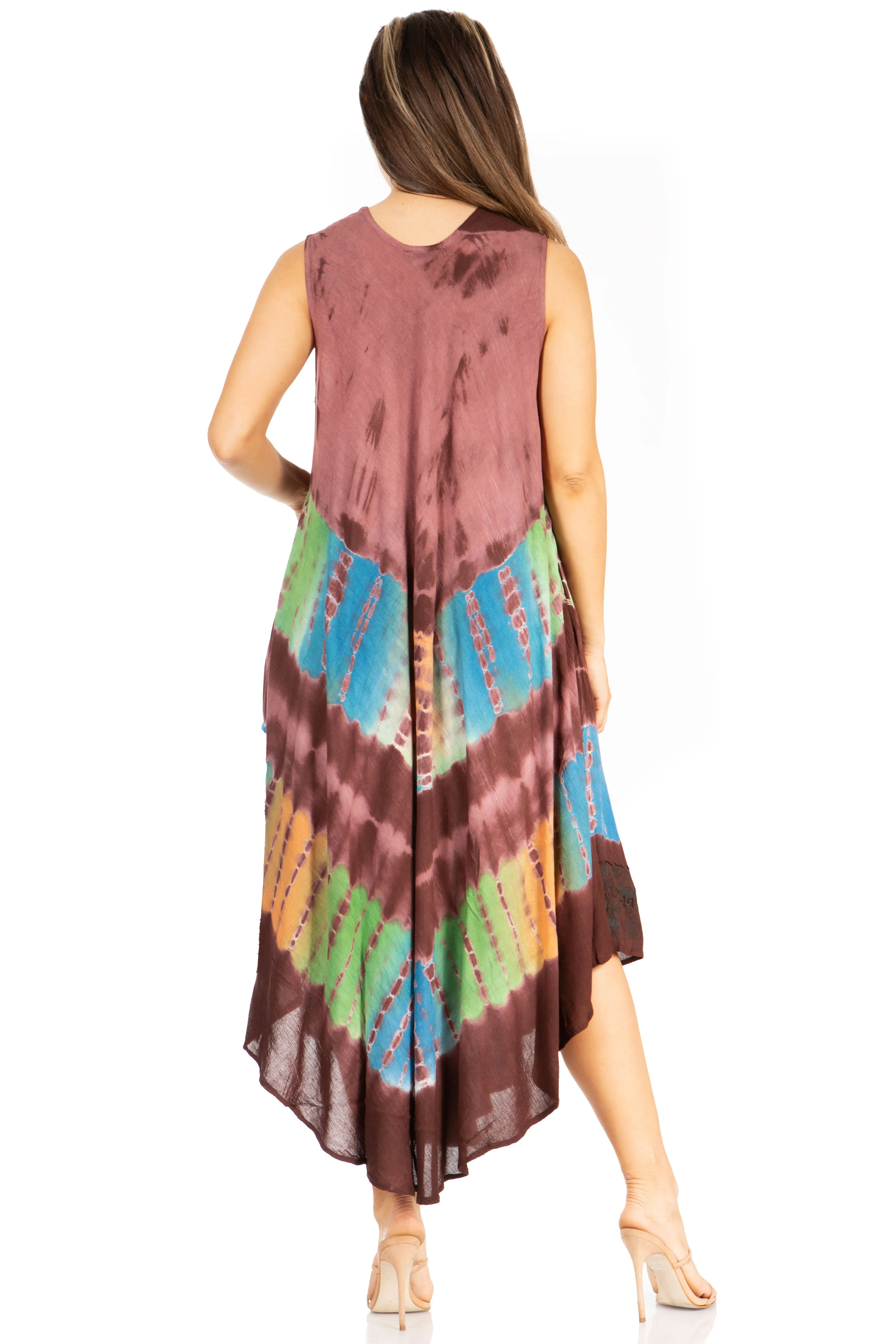 Sakkas Tasanee Caftan Tank Dress / Cover Up
