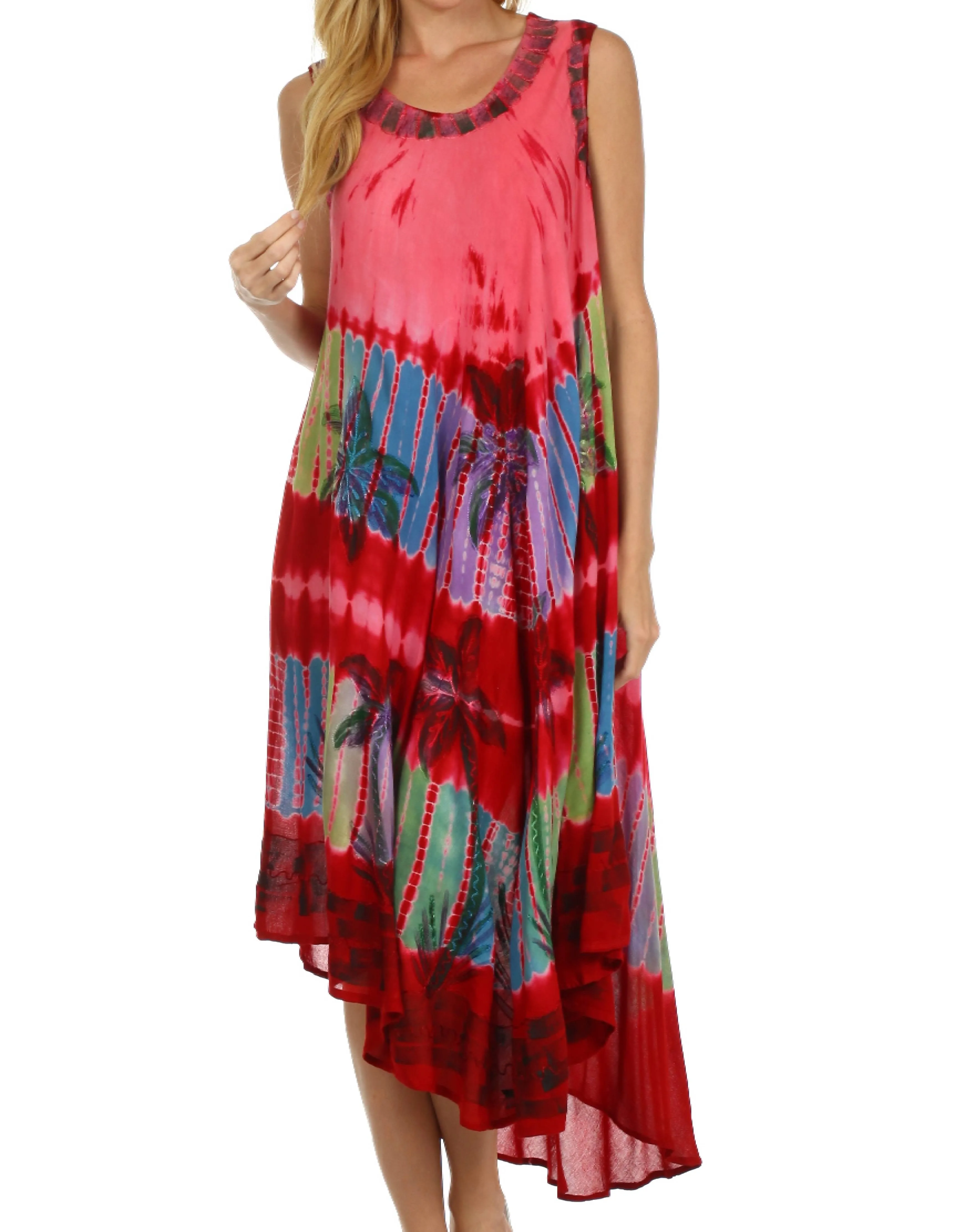 Sakkas Tasanee Caftan Tank Dress / Cover Up