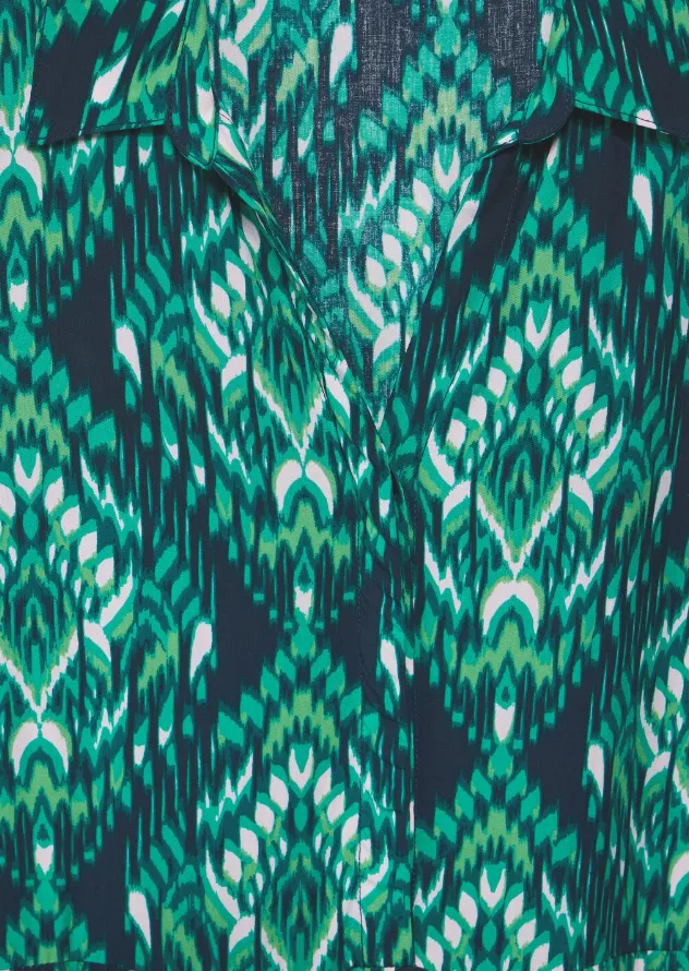 STREET ONE<BR>
Cool Vintage Midi Dress<BR>
Green<BR>