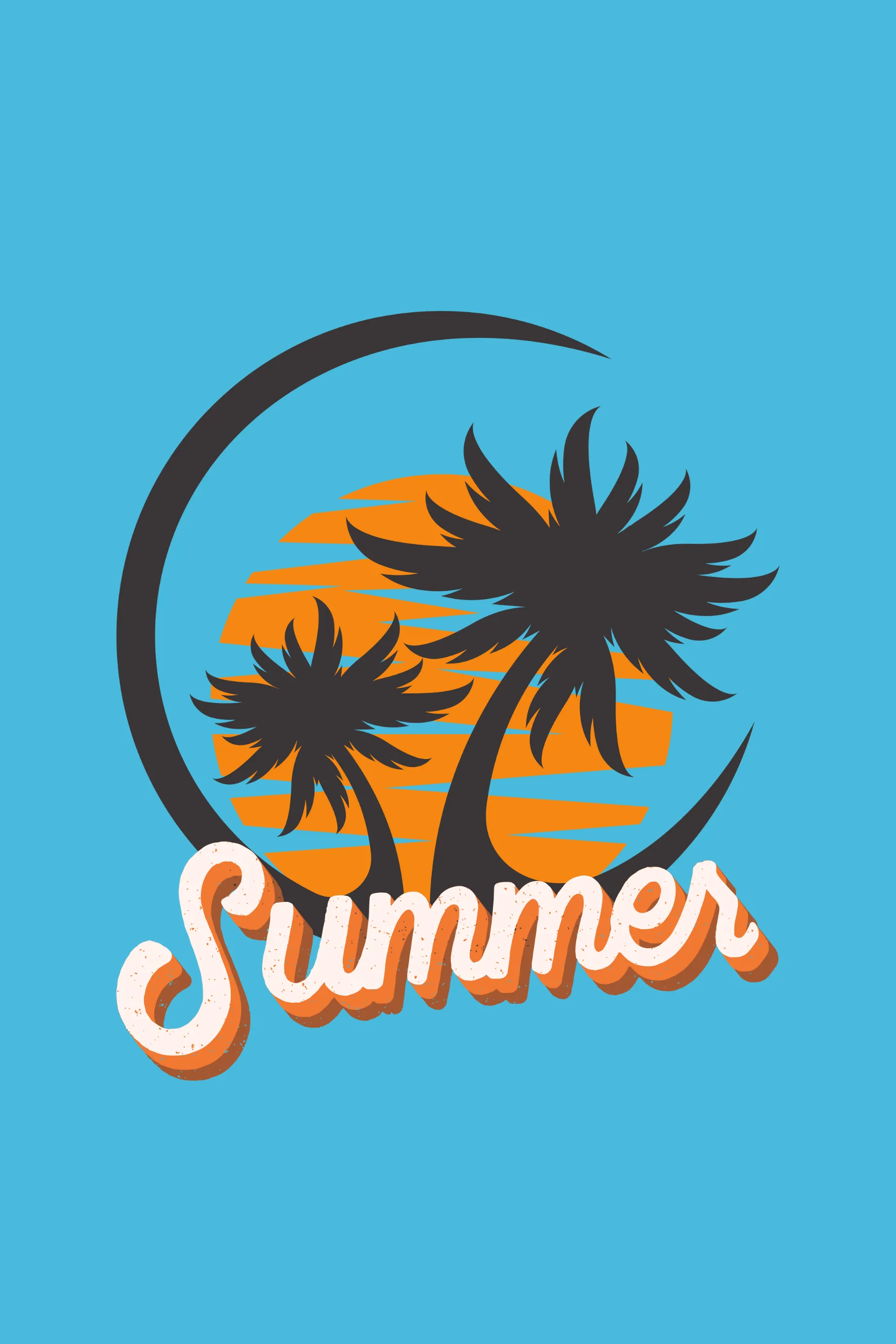 Summer Adventures Printed Scoop Neck T-shirt for women